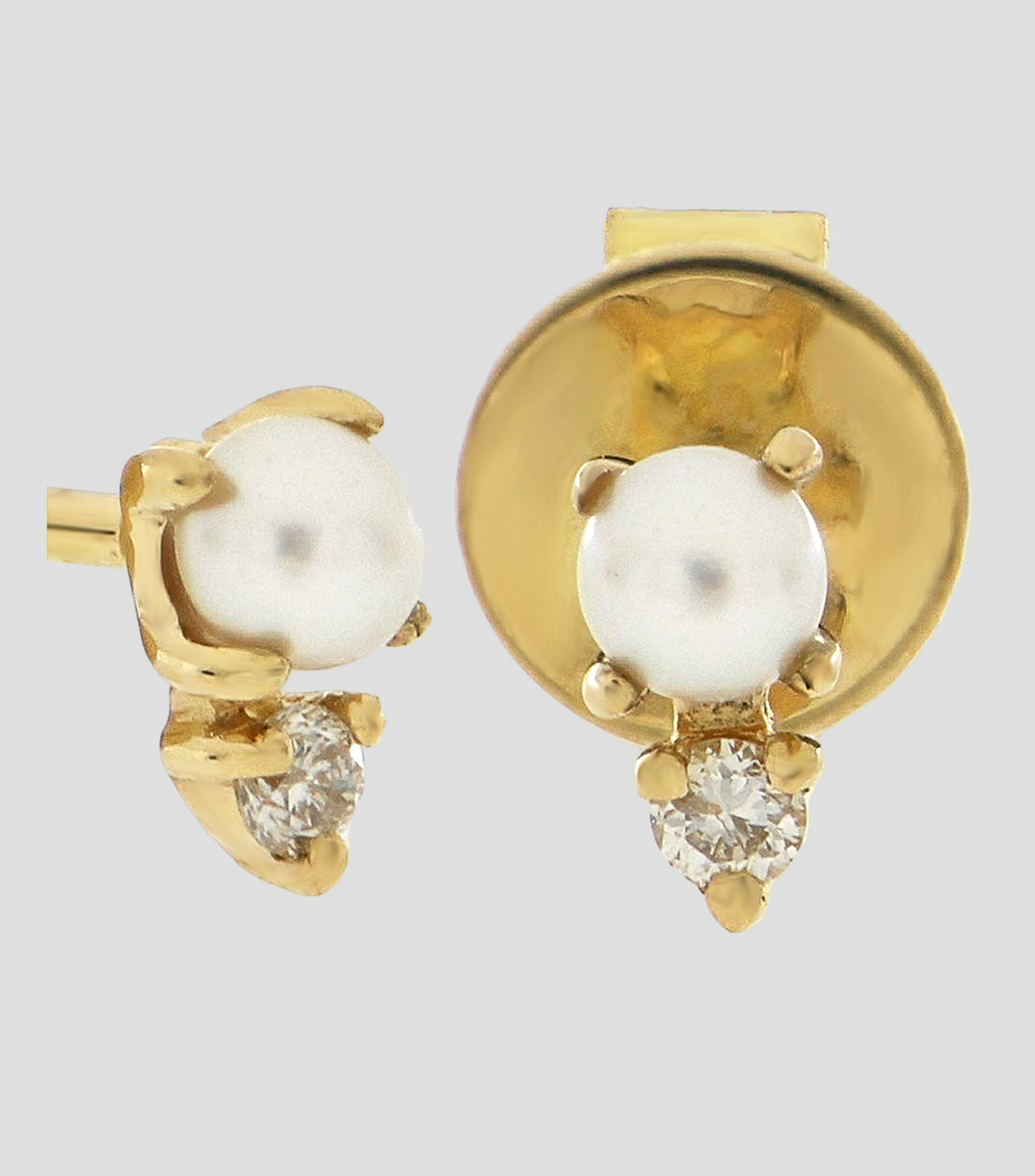 Broquel con Perla amp Diamante Mujer