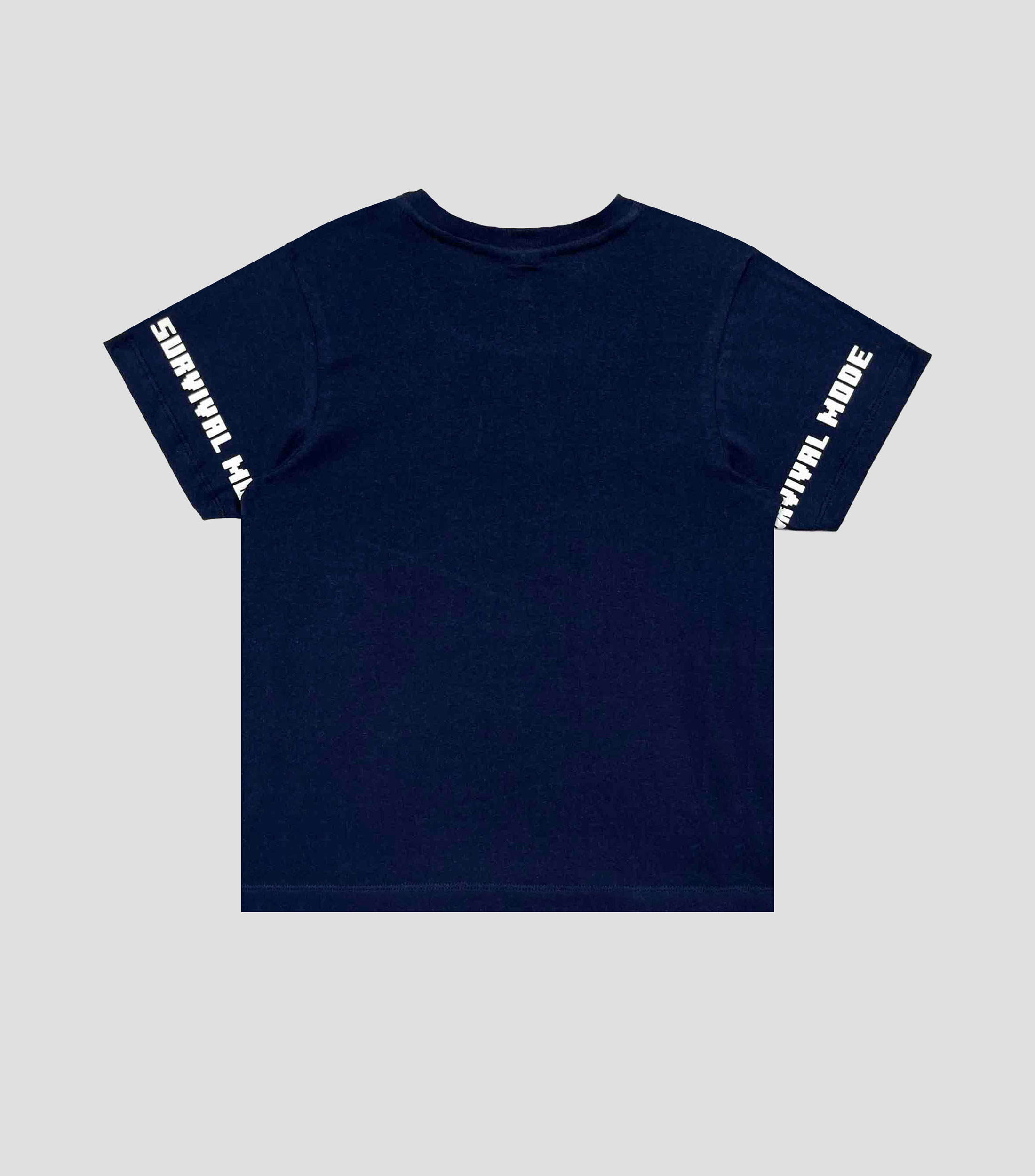 Playera de cuello redondo con manga corta estampada Niño