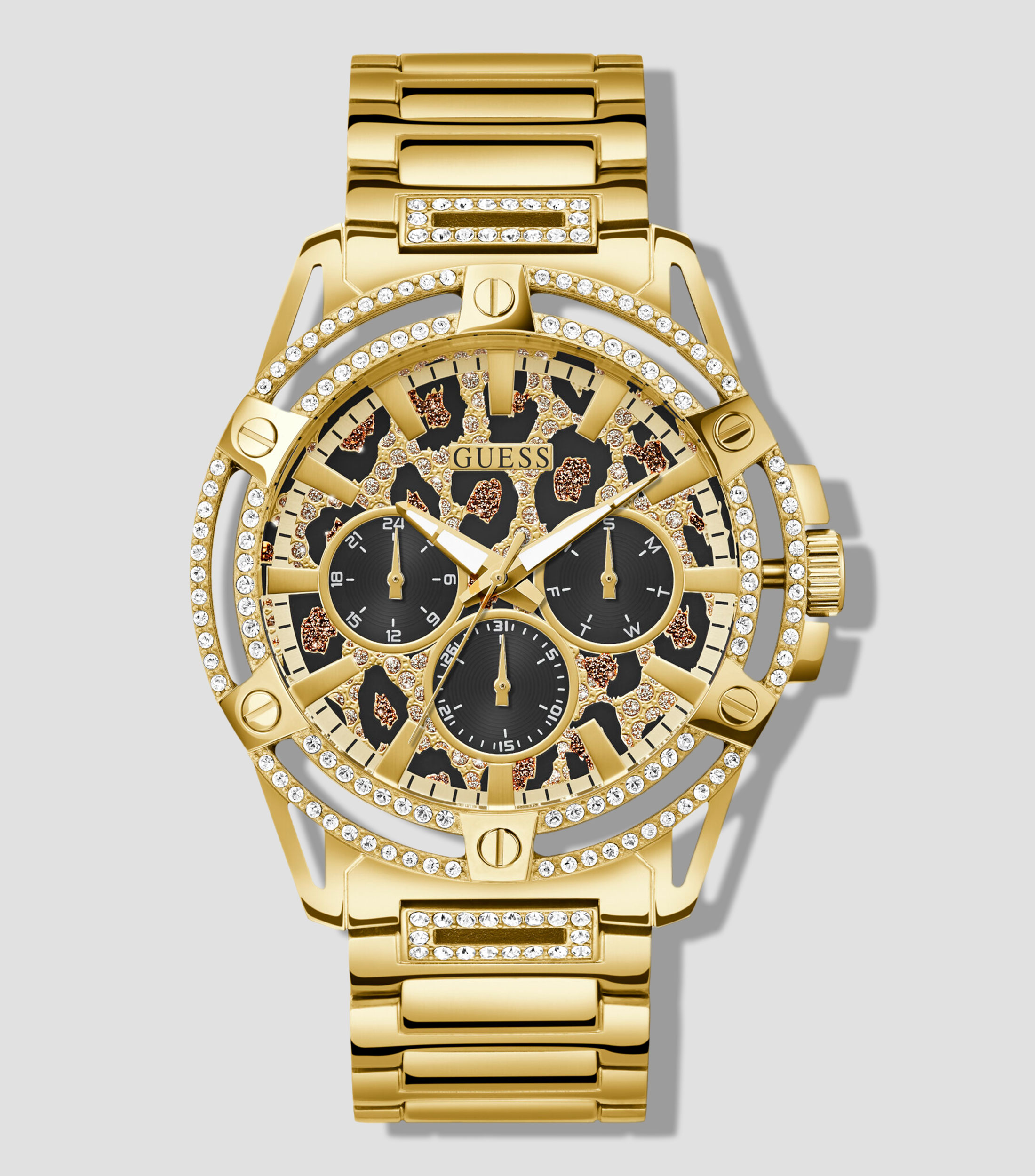 Reloj Para Hombre King Casual, Dorado