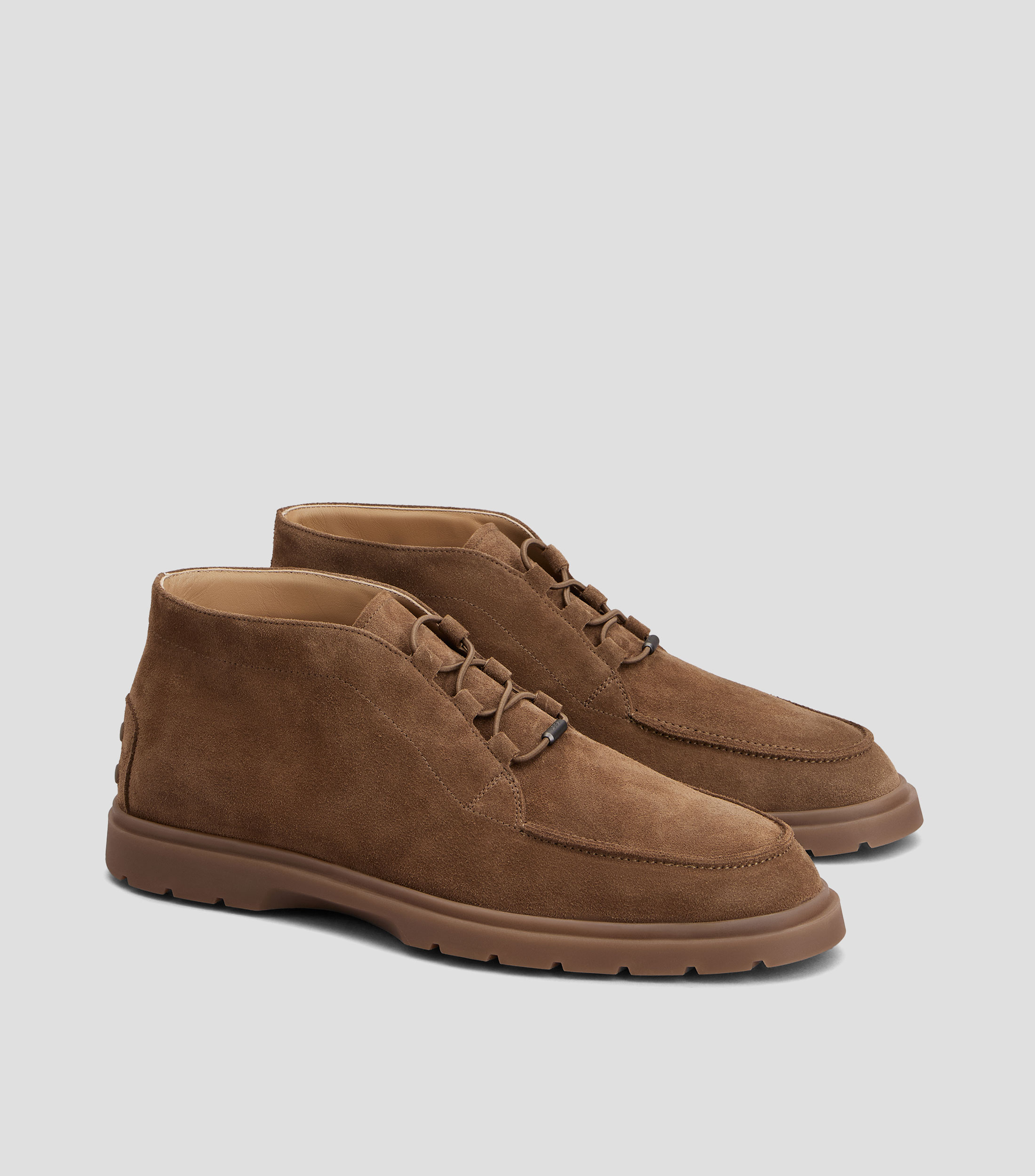 Botines cortos Chukka en piel Hombre