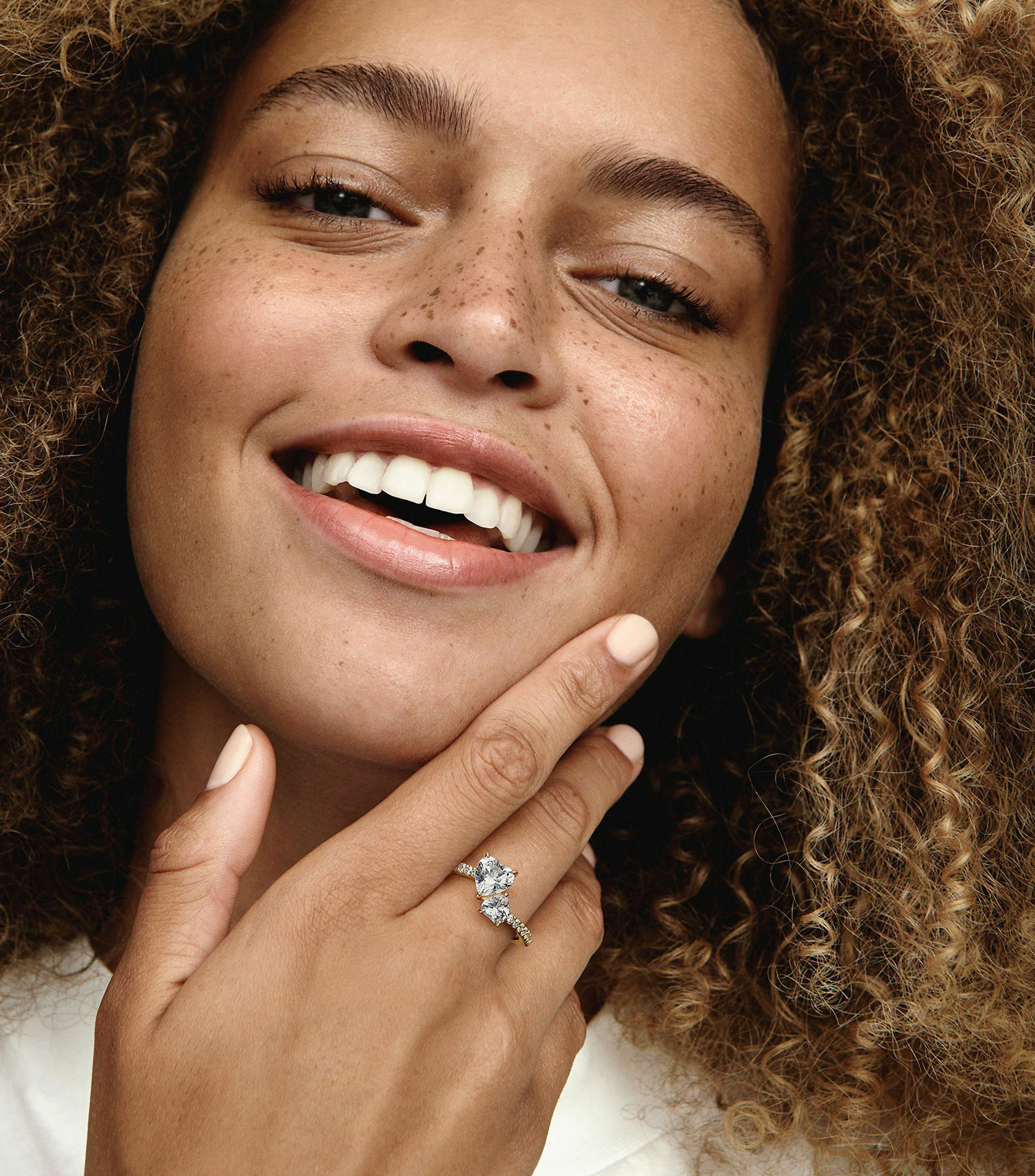 Anillo Pandora Timeless Corazón Doble Mujer
