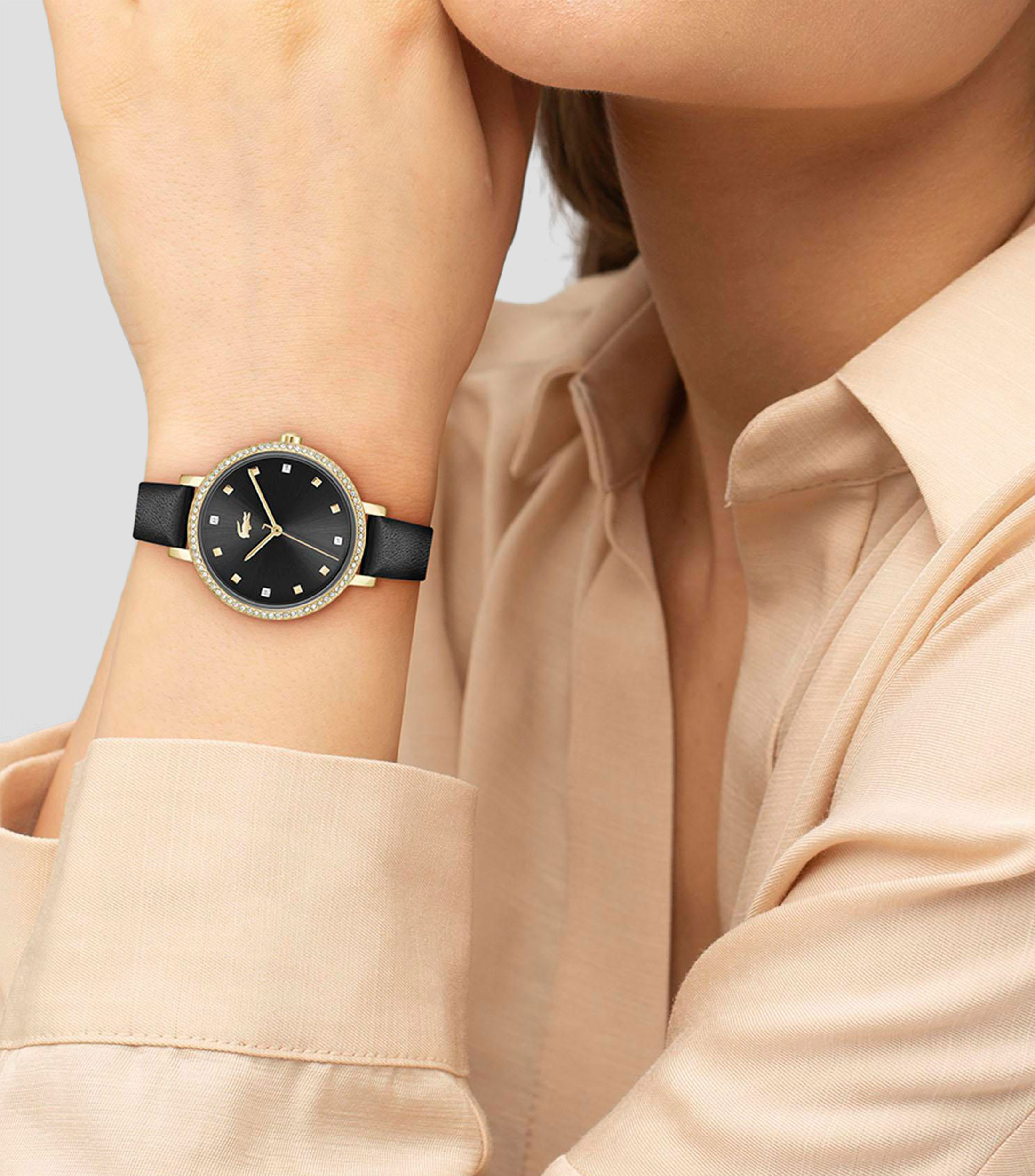 Reloj para Mujer Riga Casual Negro, Dorado
