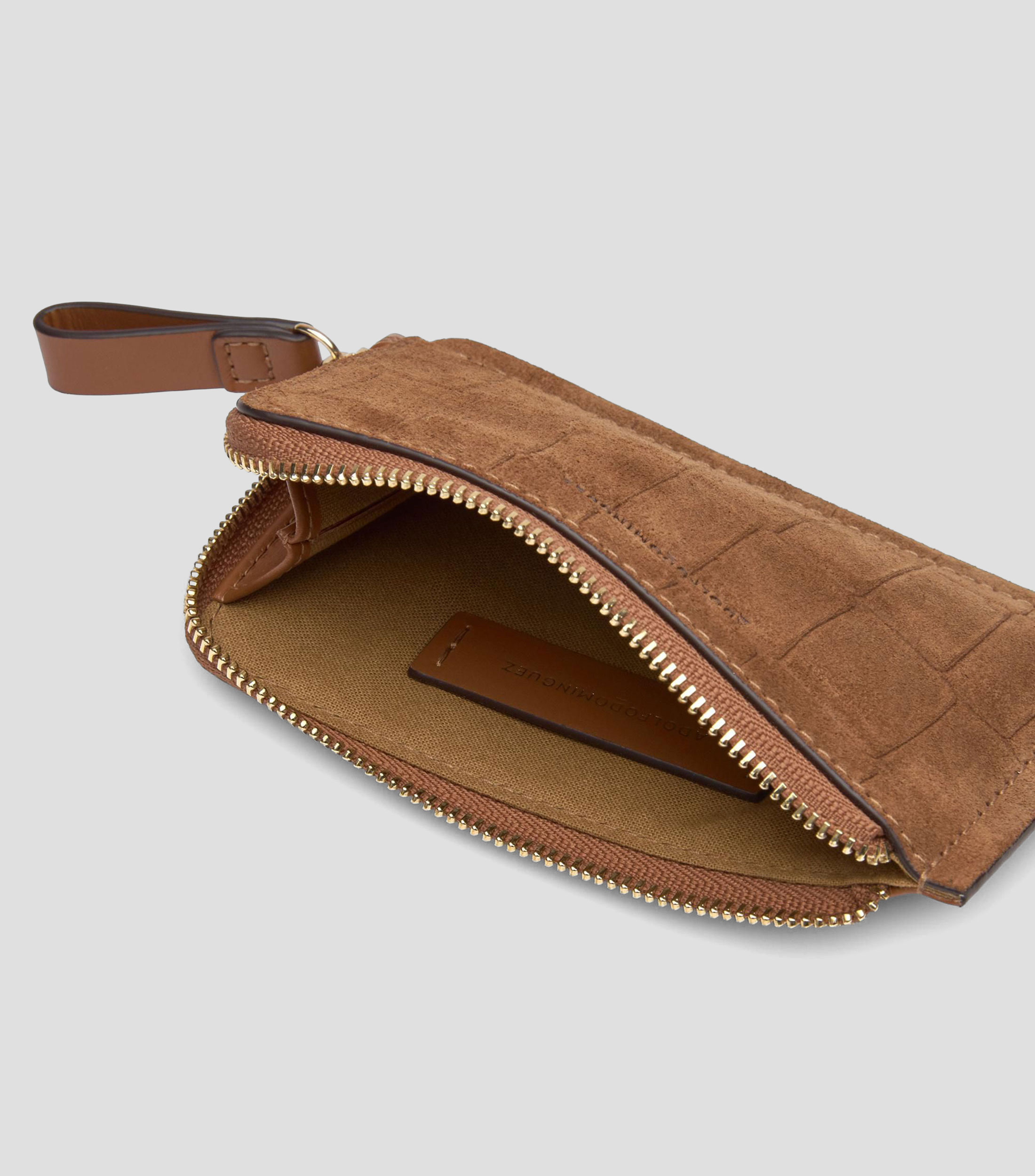 Cartera en piel liso Mujer