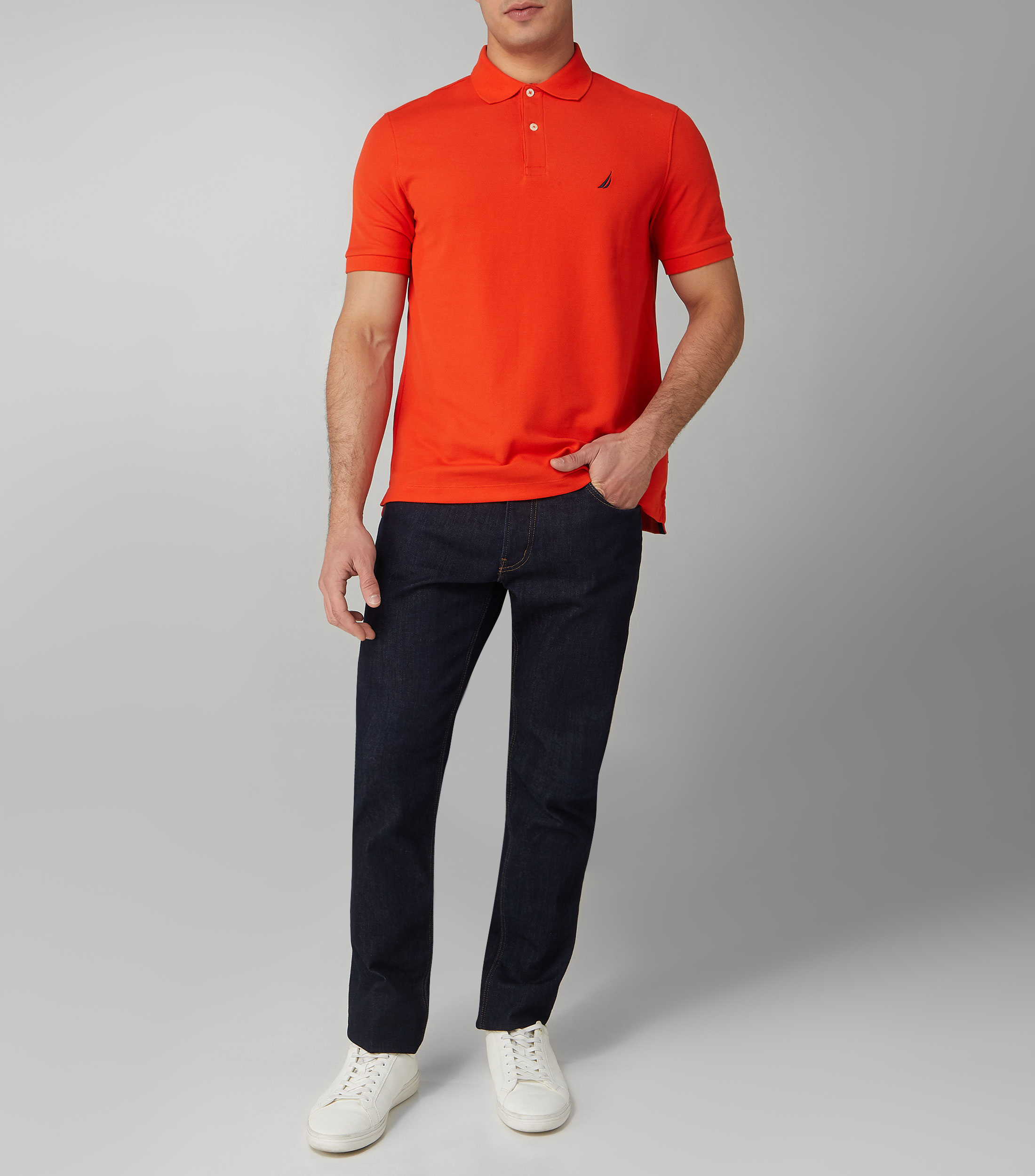 Playera tipo polo con manga corta Hombre
