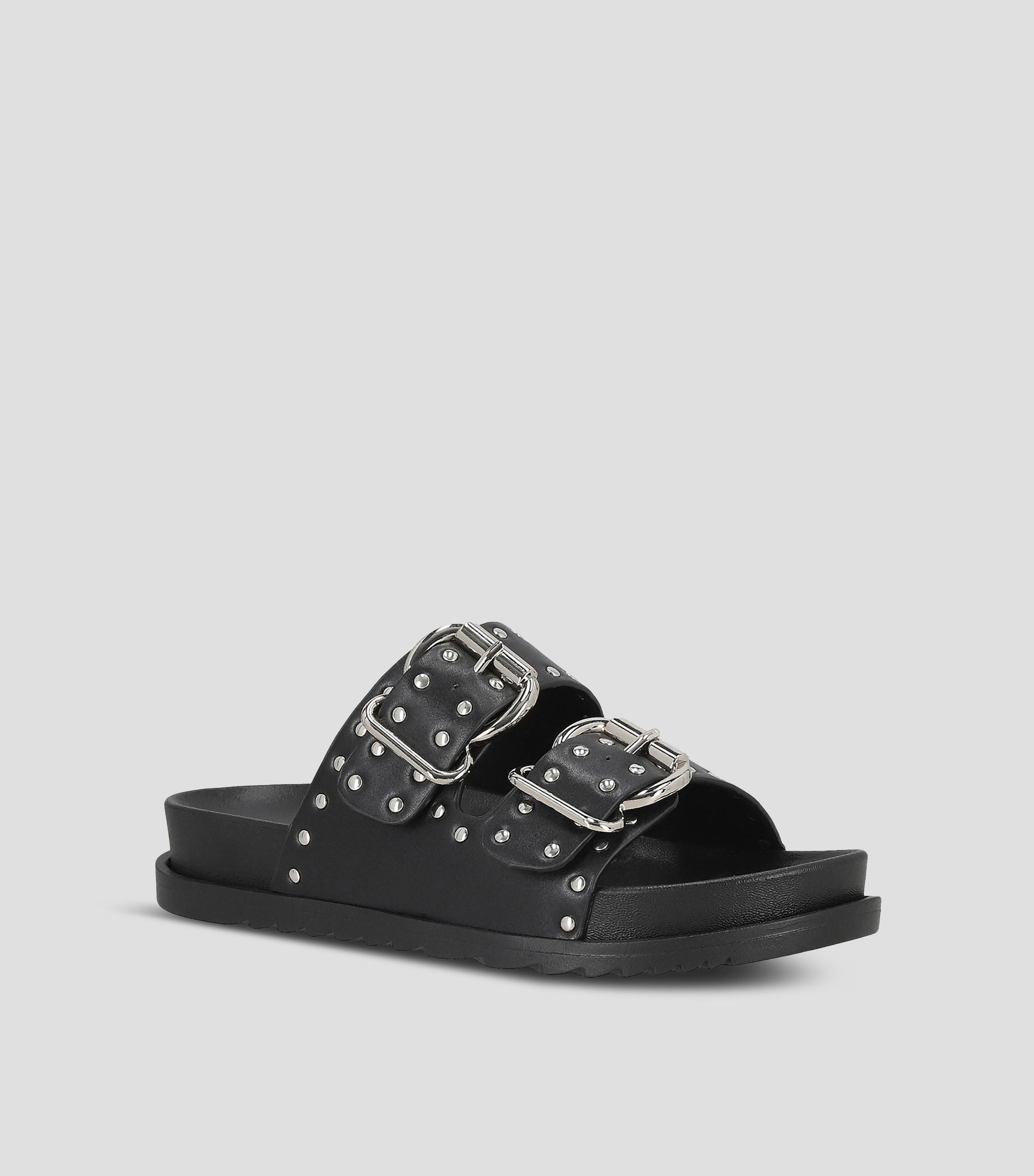 Sandalias casuales plataforma baja ancha Mujer