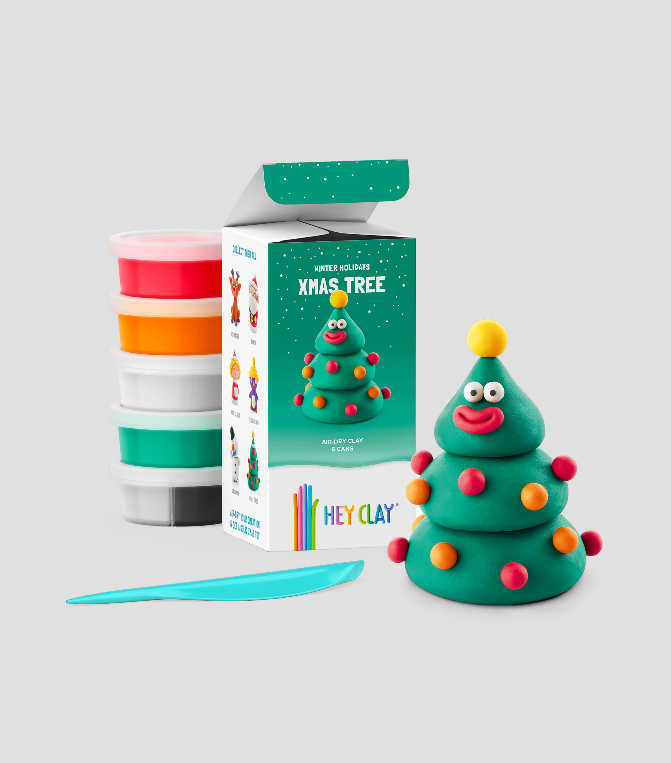 Playset de arcilla Series Seasonal, Xmas Tree
