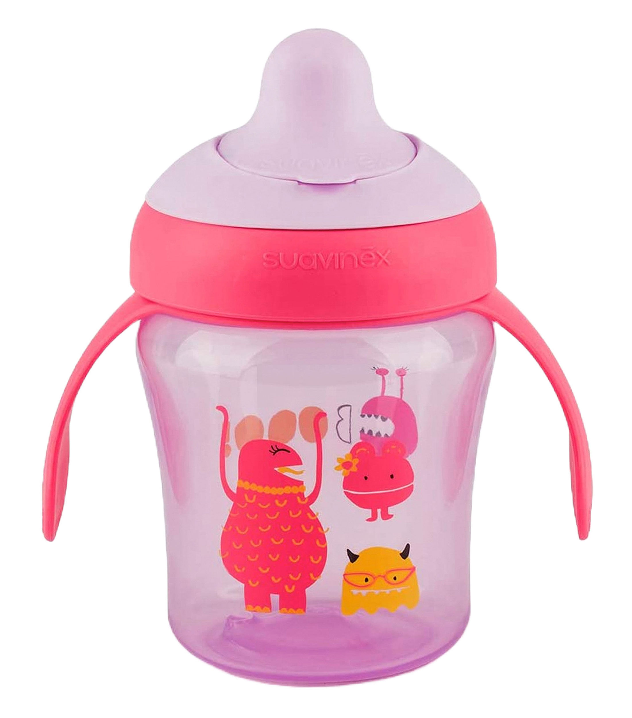 Vaso entrenador Boo para Bebe Rosa