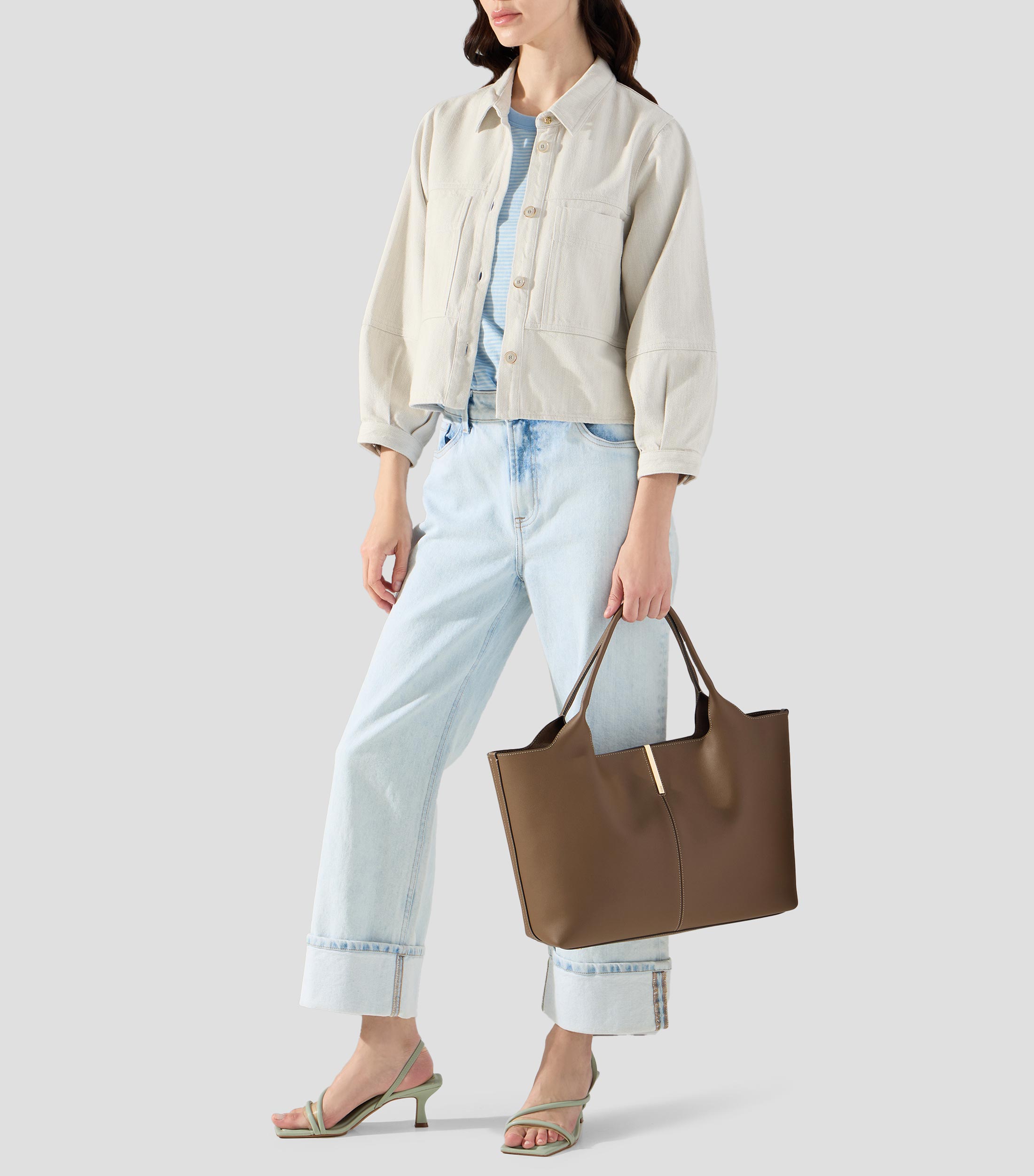 Bolsa tote lisa Mujer
