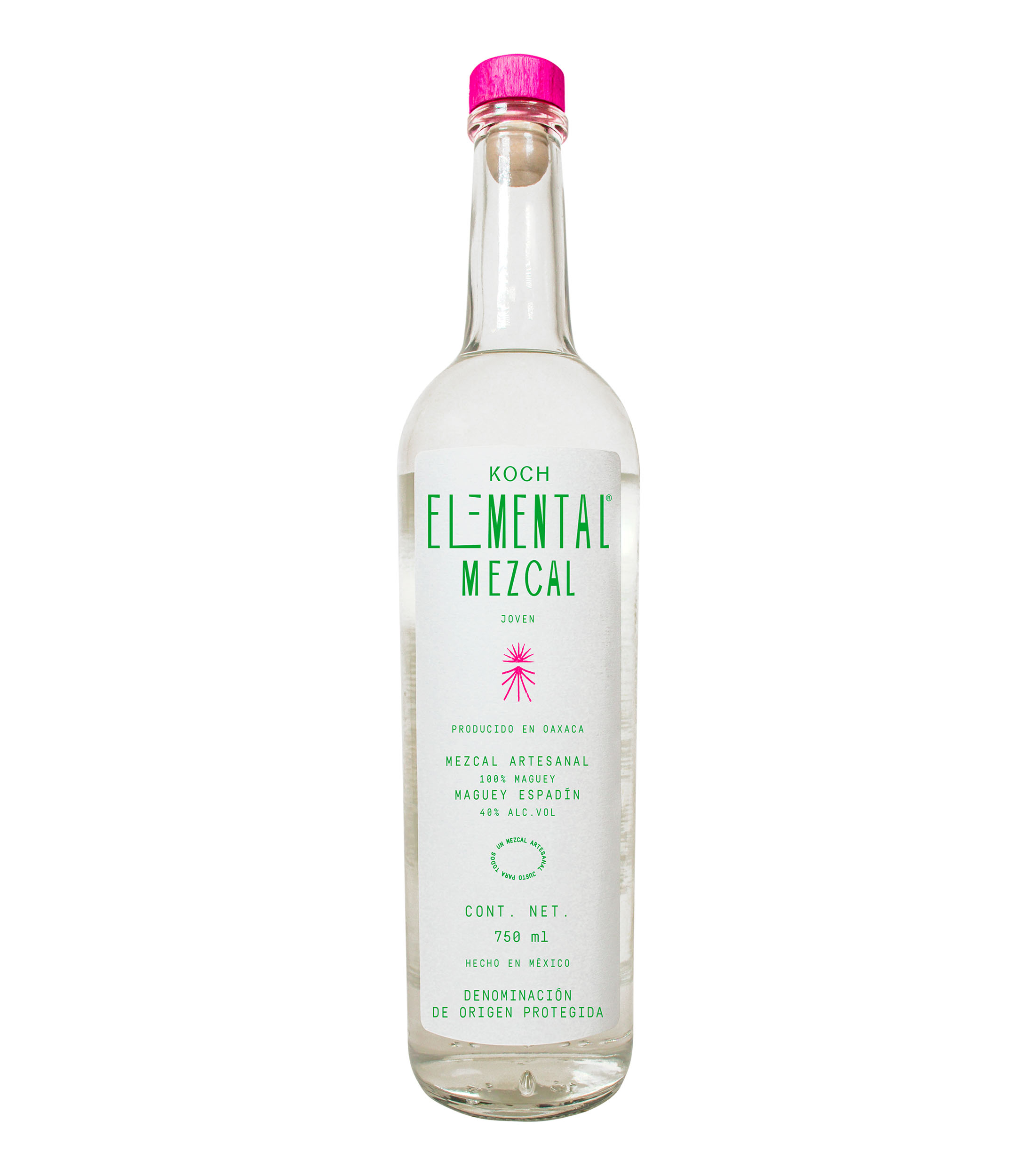 Mezcal Artesanal Elemental, 750 ml