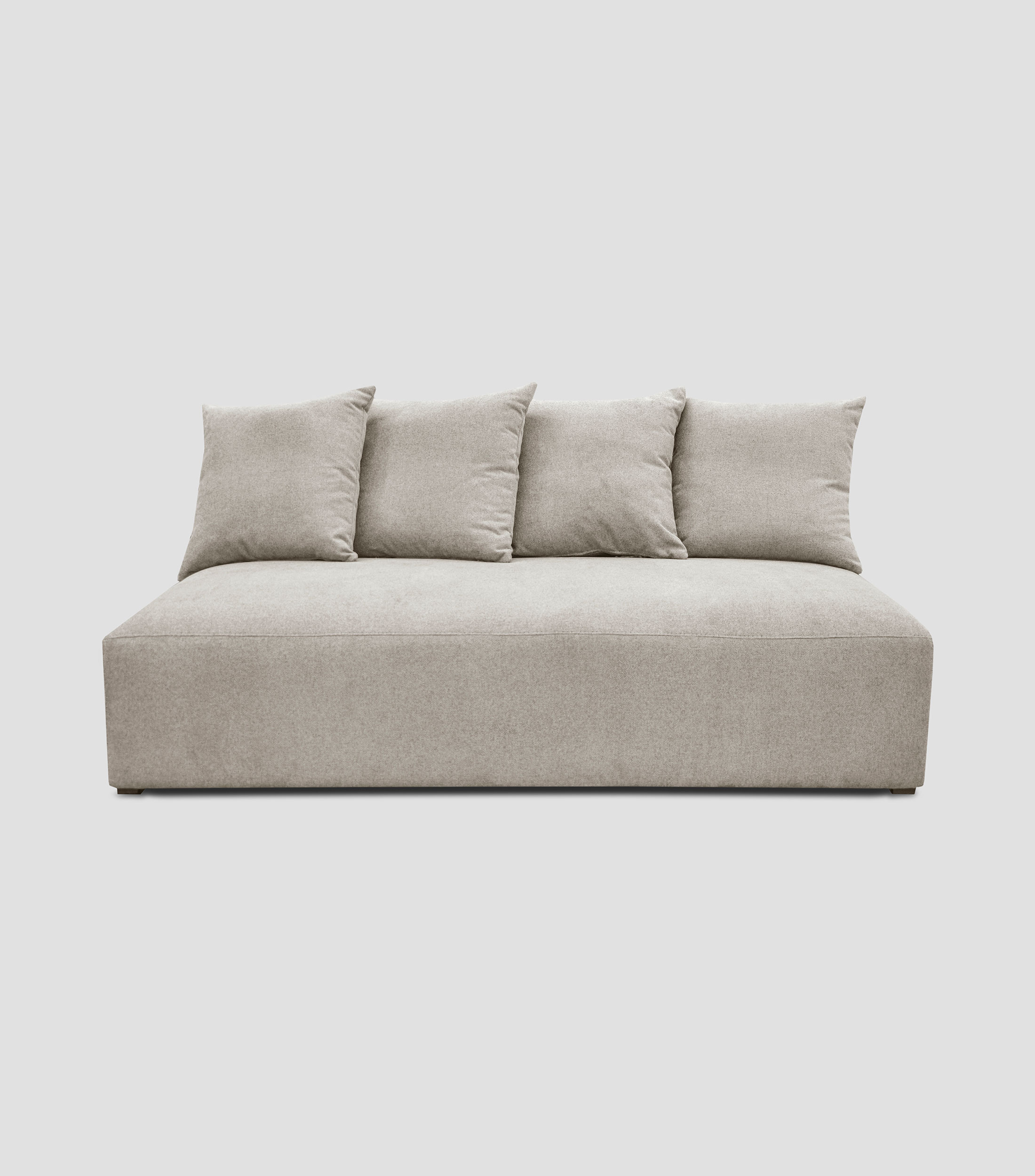 Sofá sin brazos Calixto beige