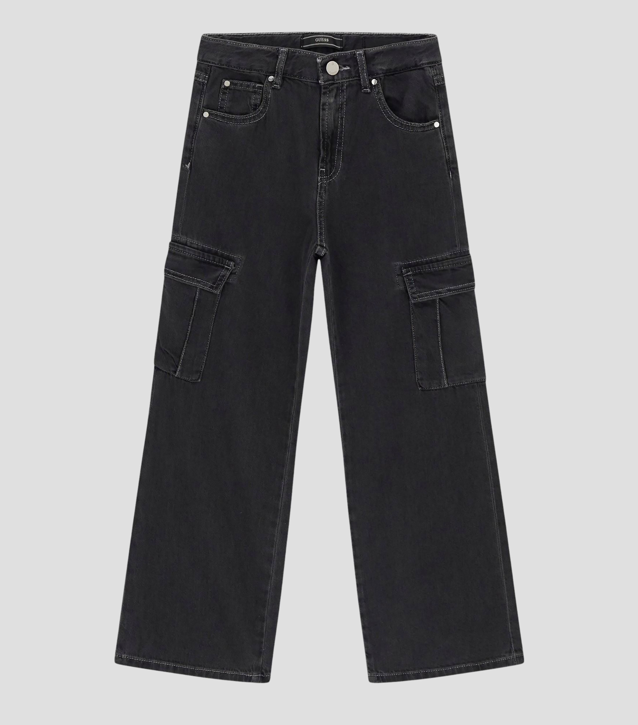 Jeans de corte cargo Niña