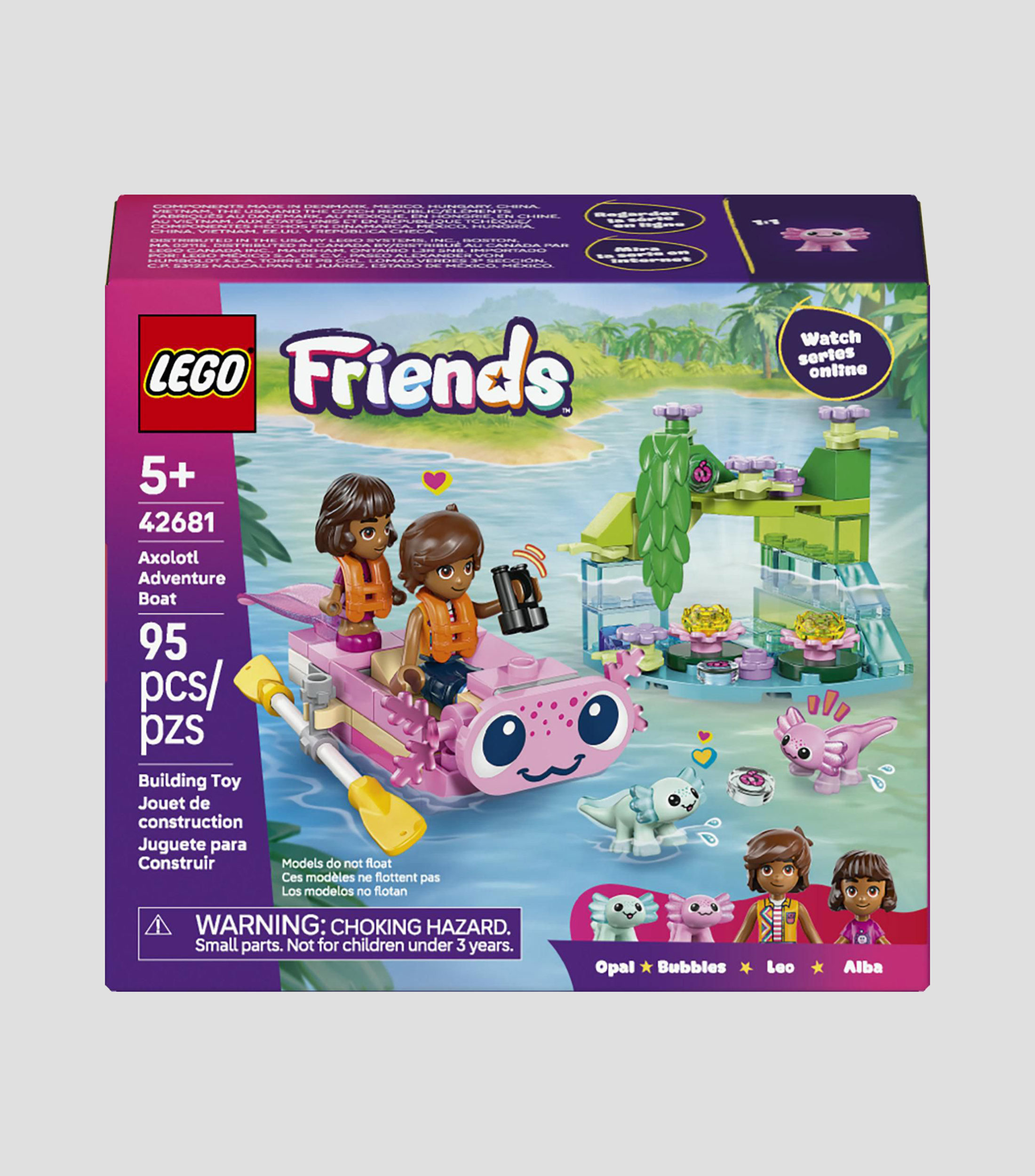 Lego Friends, Aventuras en el Barco-Ajolote