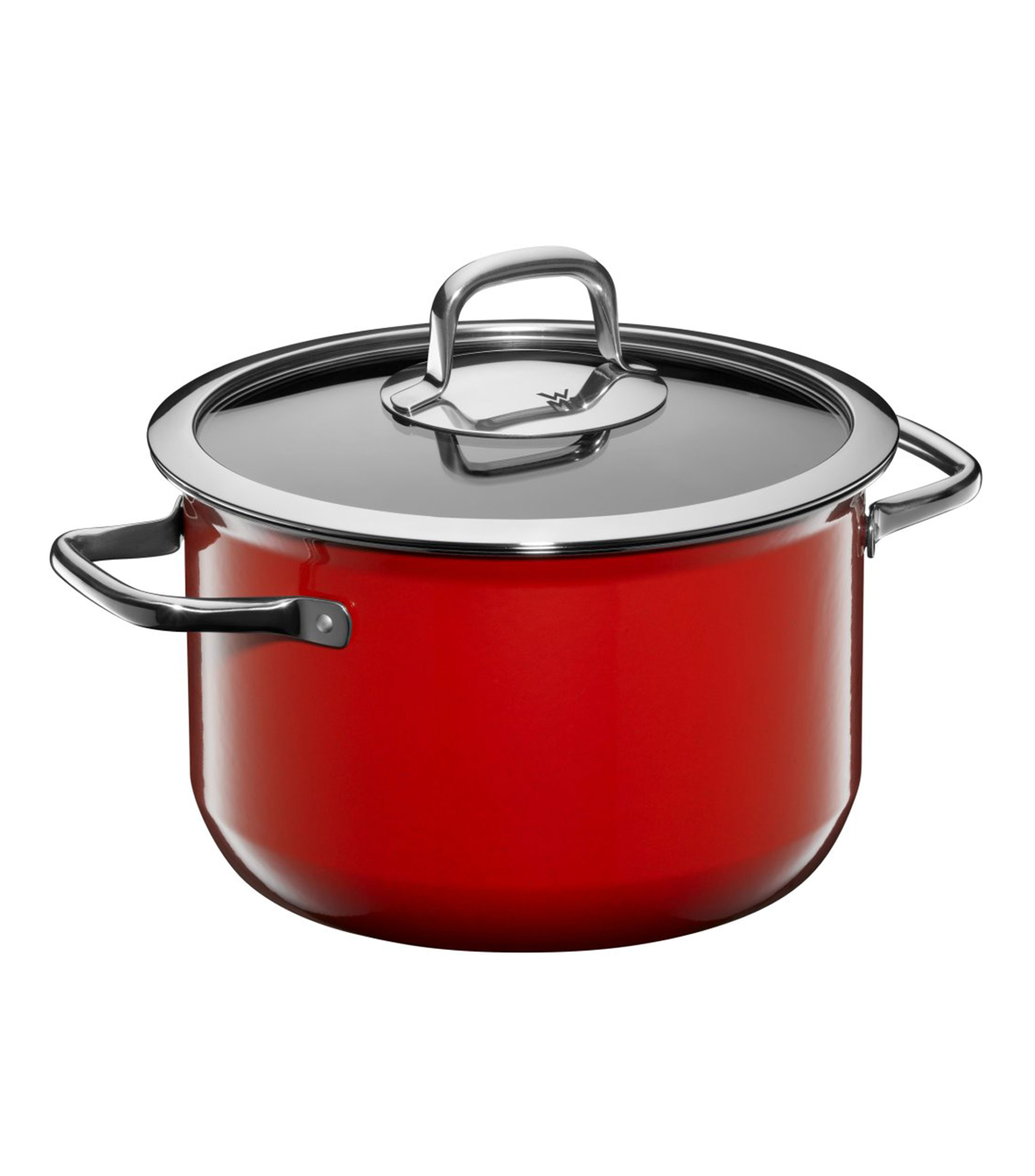 Set de Cacerolas en acero Compact Fusiontec Rojo
