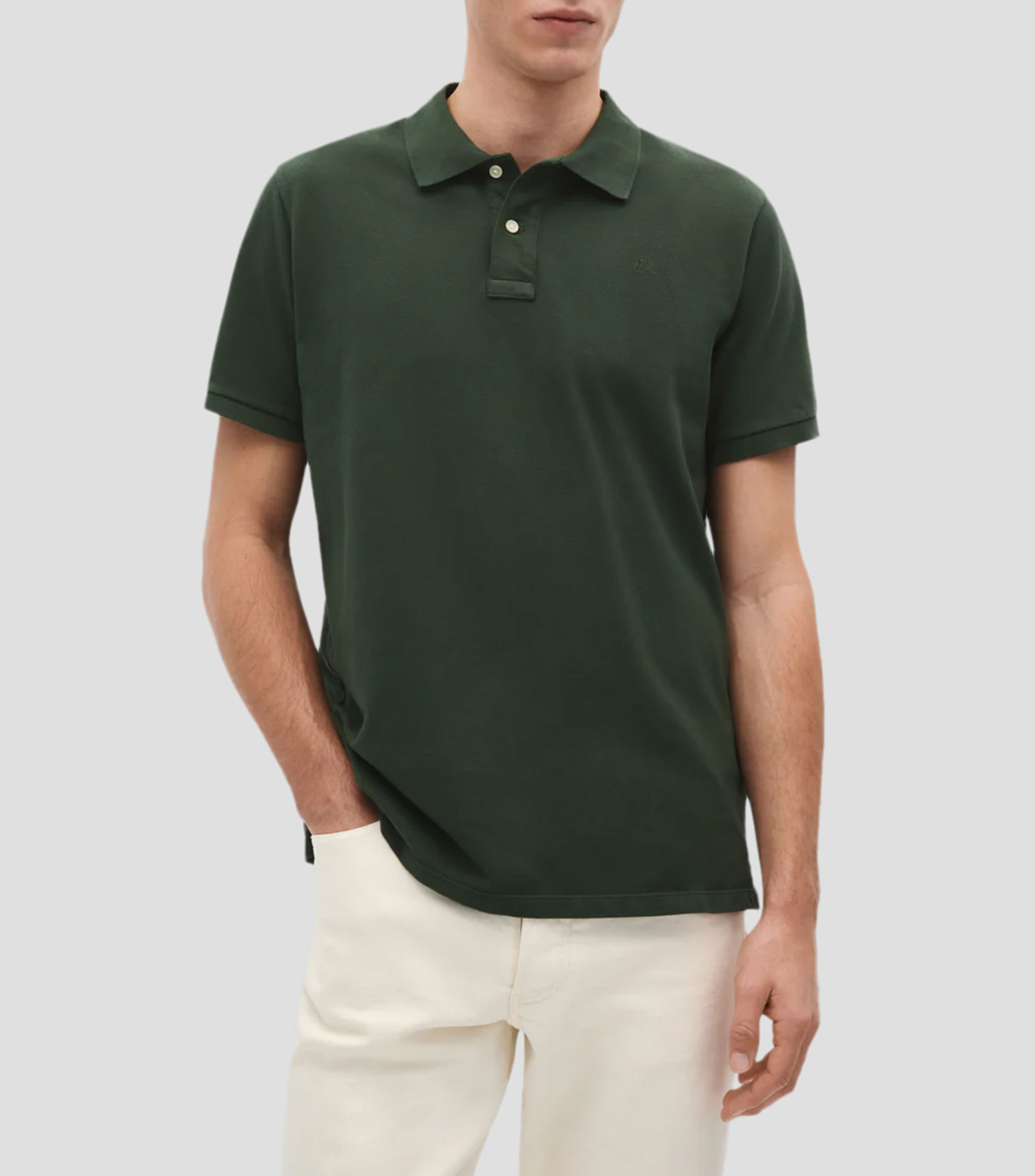 Playera Cuello Tipo Polo Manga Corta Hombre