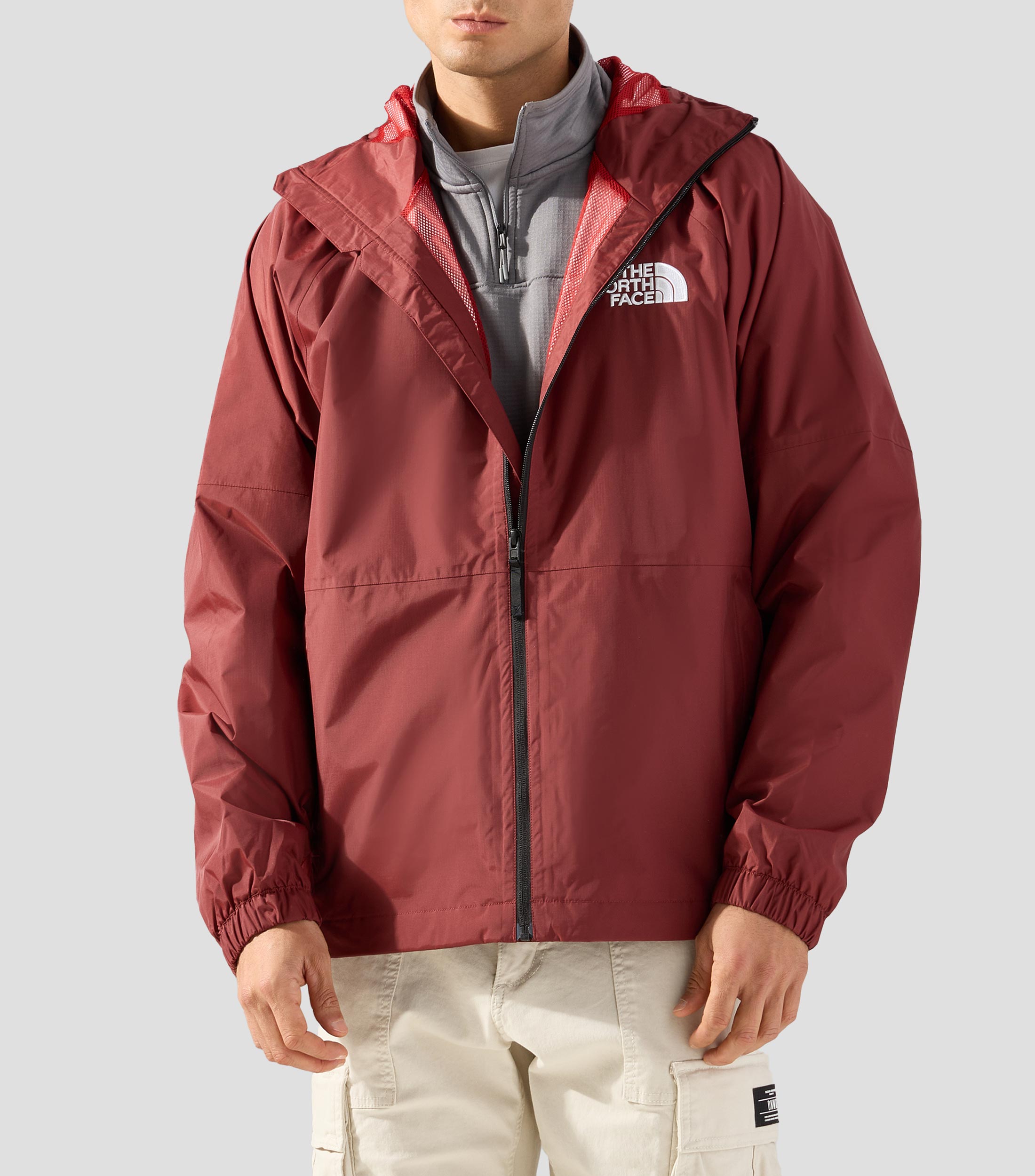 Chamarra Impermeable para entrenamiento con capucha Hombre