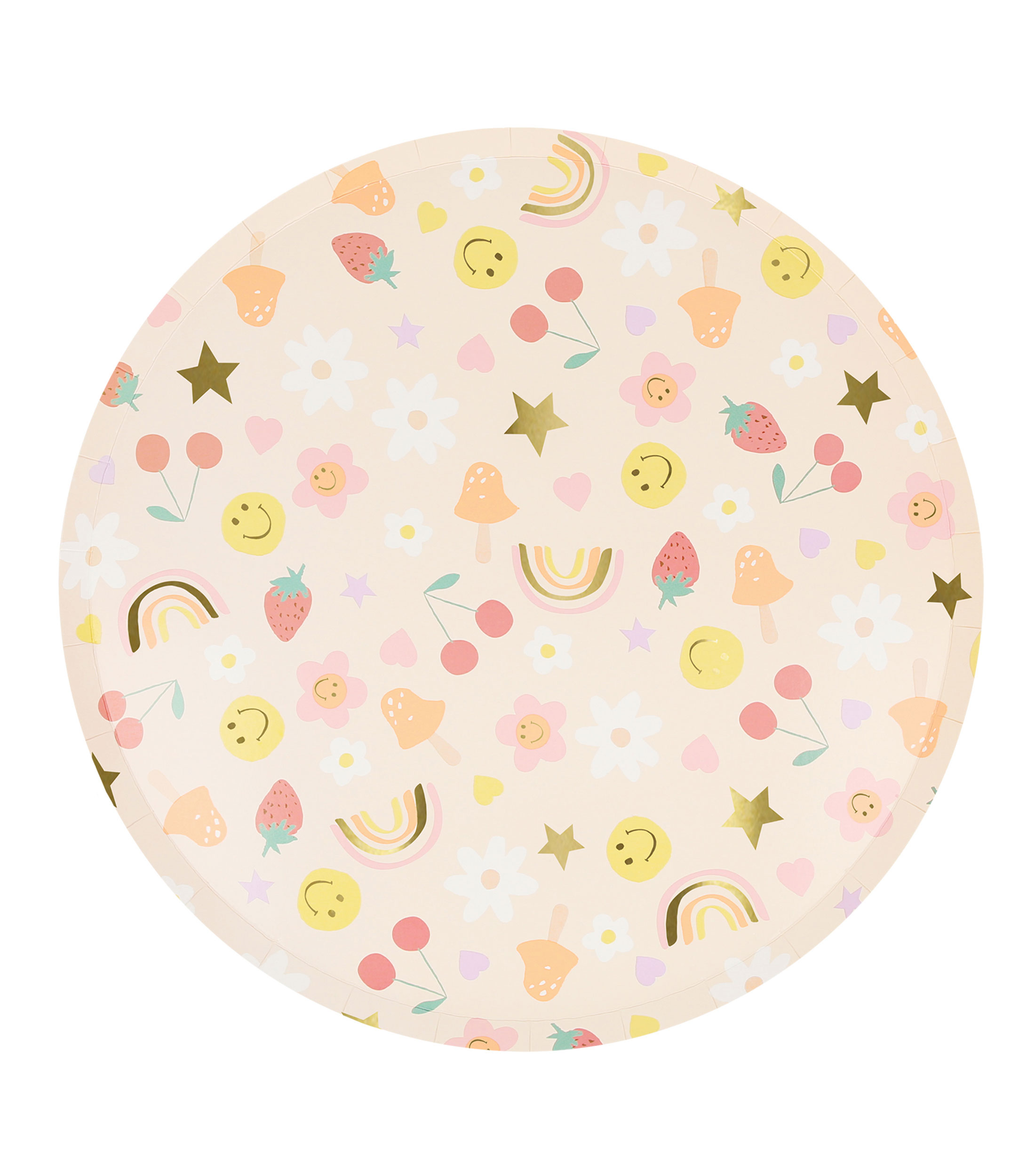 Platos Happy Face Icons Dinner