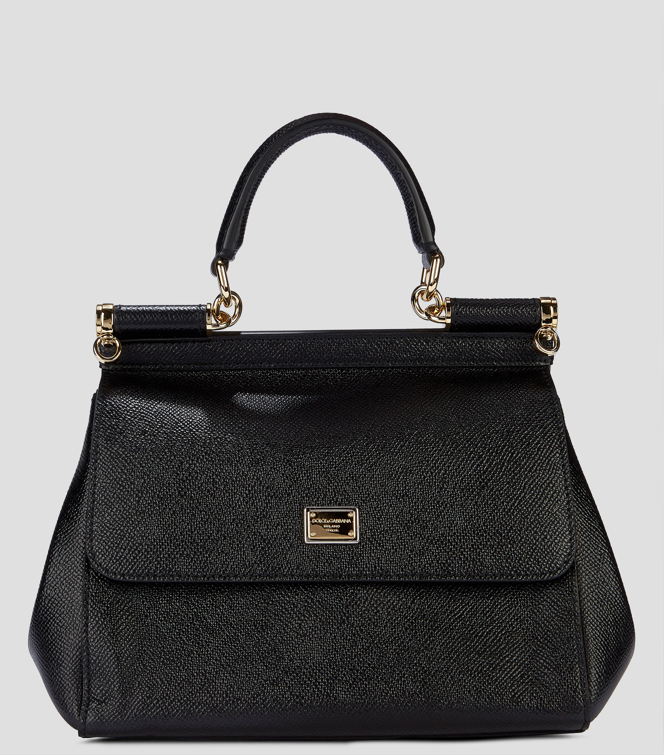 Bolsa mediana satchel en piel Sicily Mujer