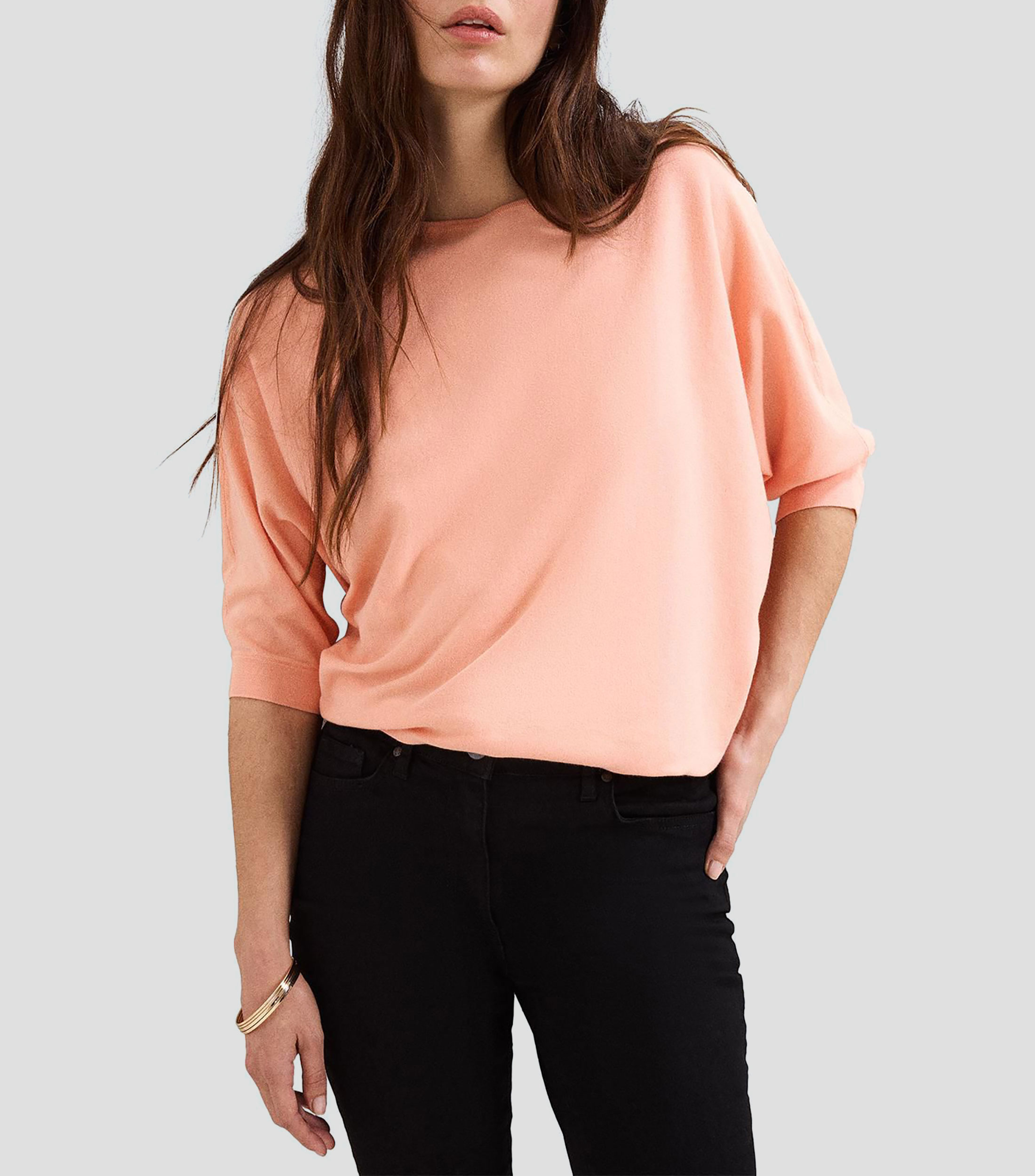 Suéter cuello barco Mujer