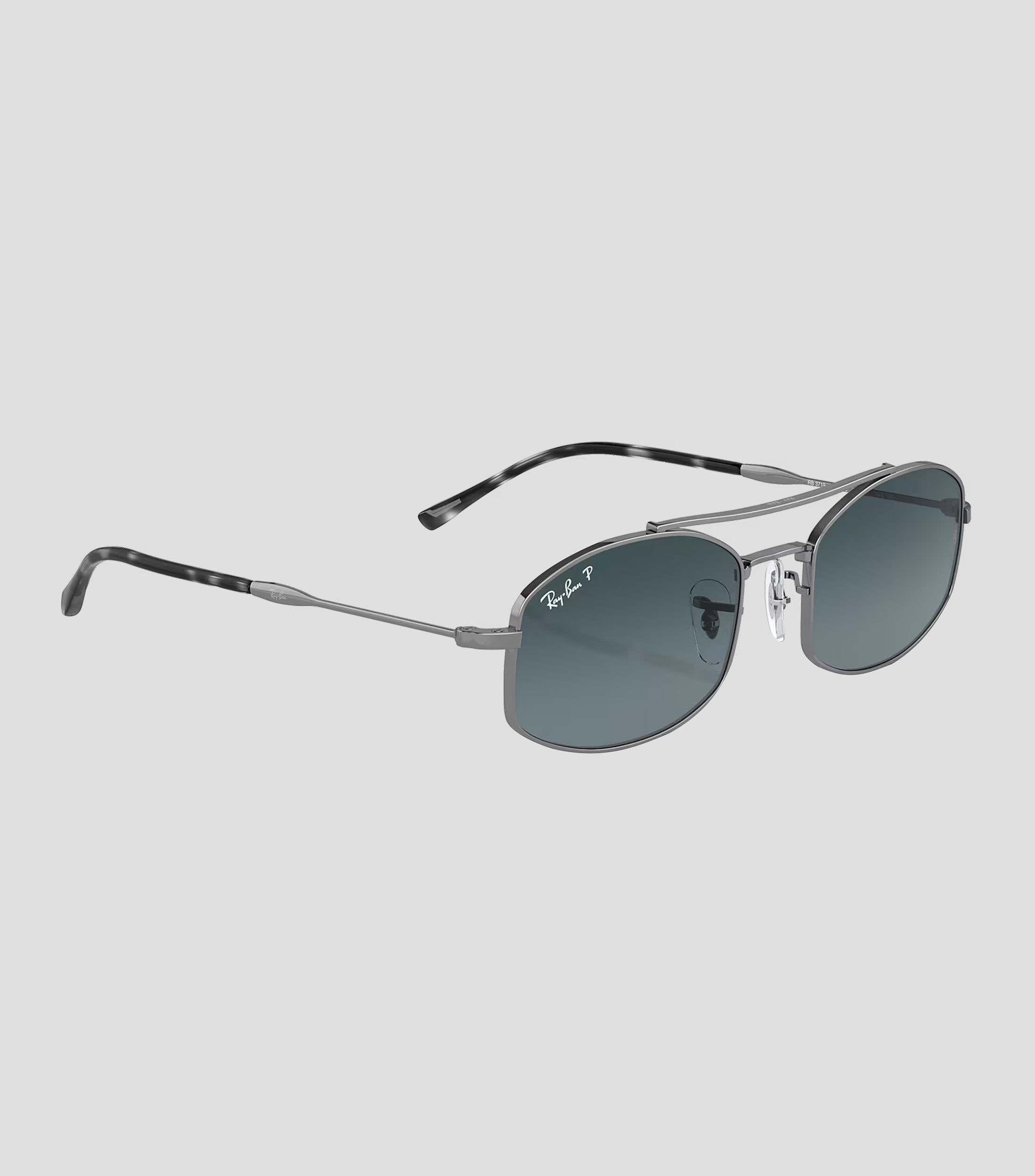 Lentes de sol Ovalados Grises Unisex