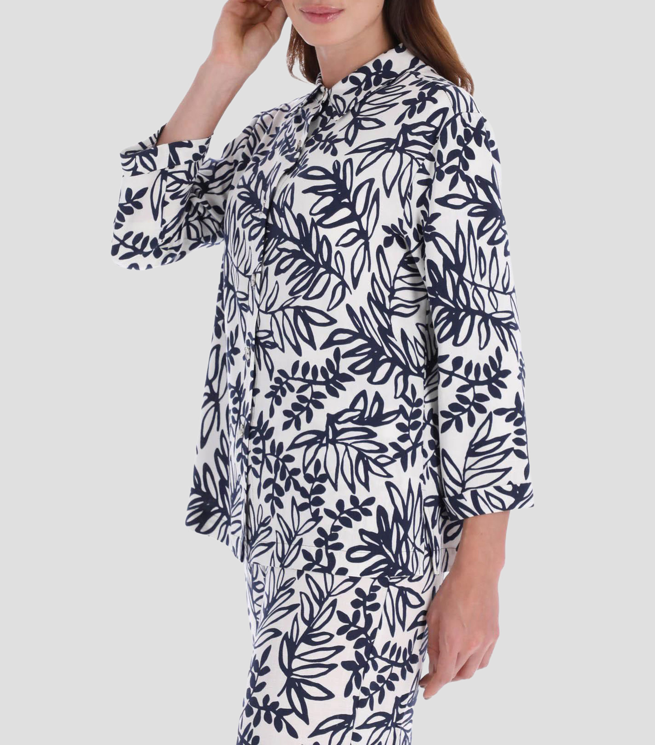 Blusa fantasía manga 3/4 Mujer