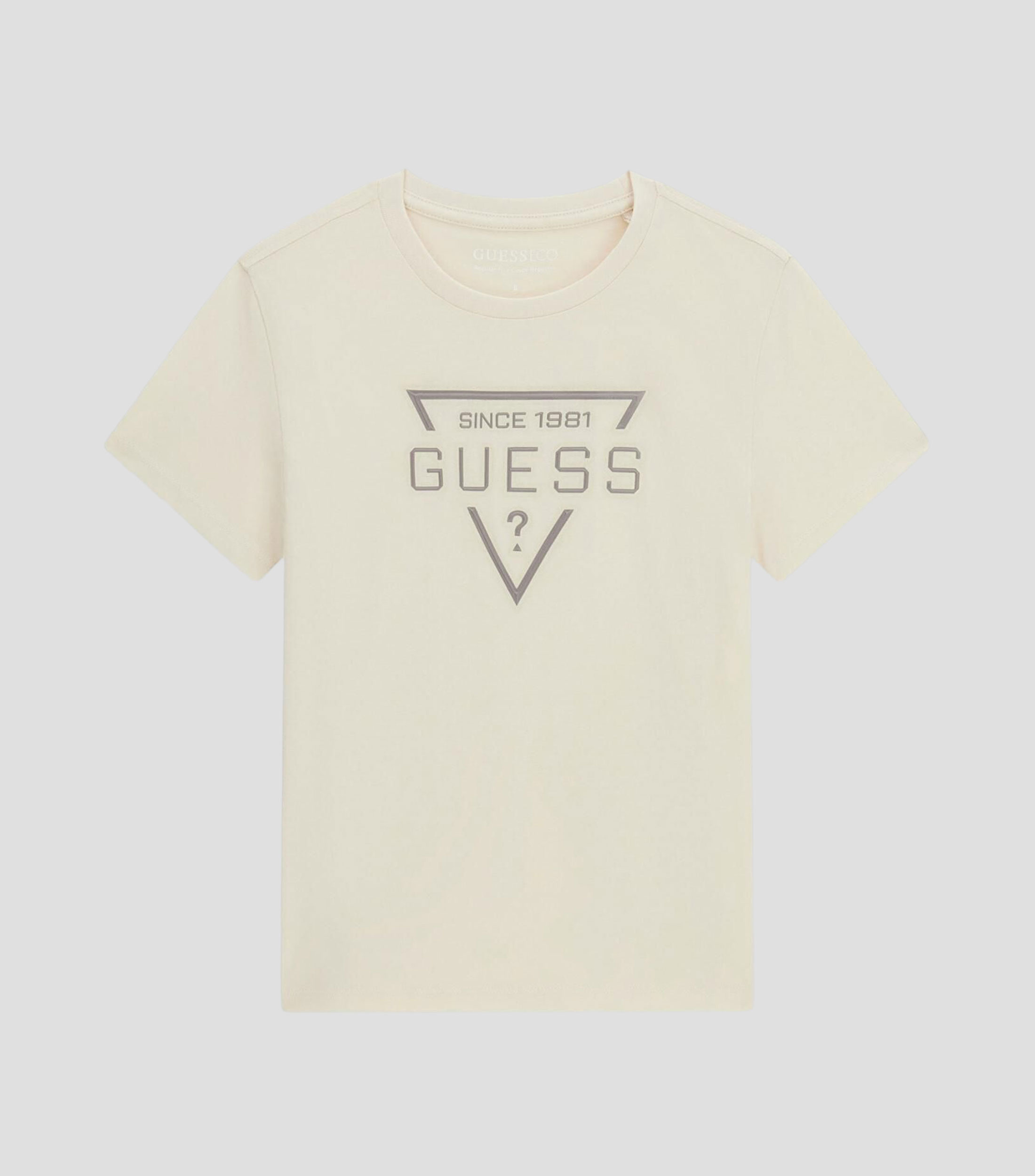 Playera cuello redondo manga corta con estampado Niño