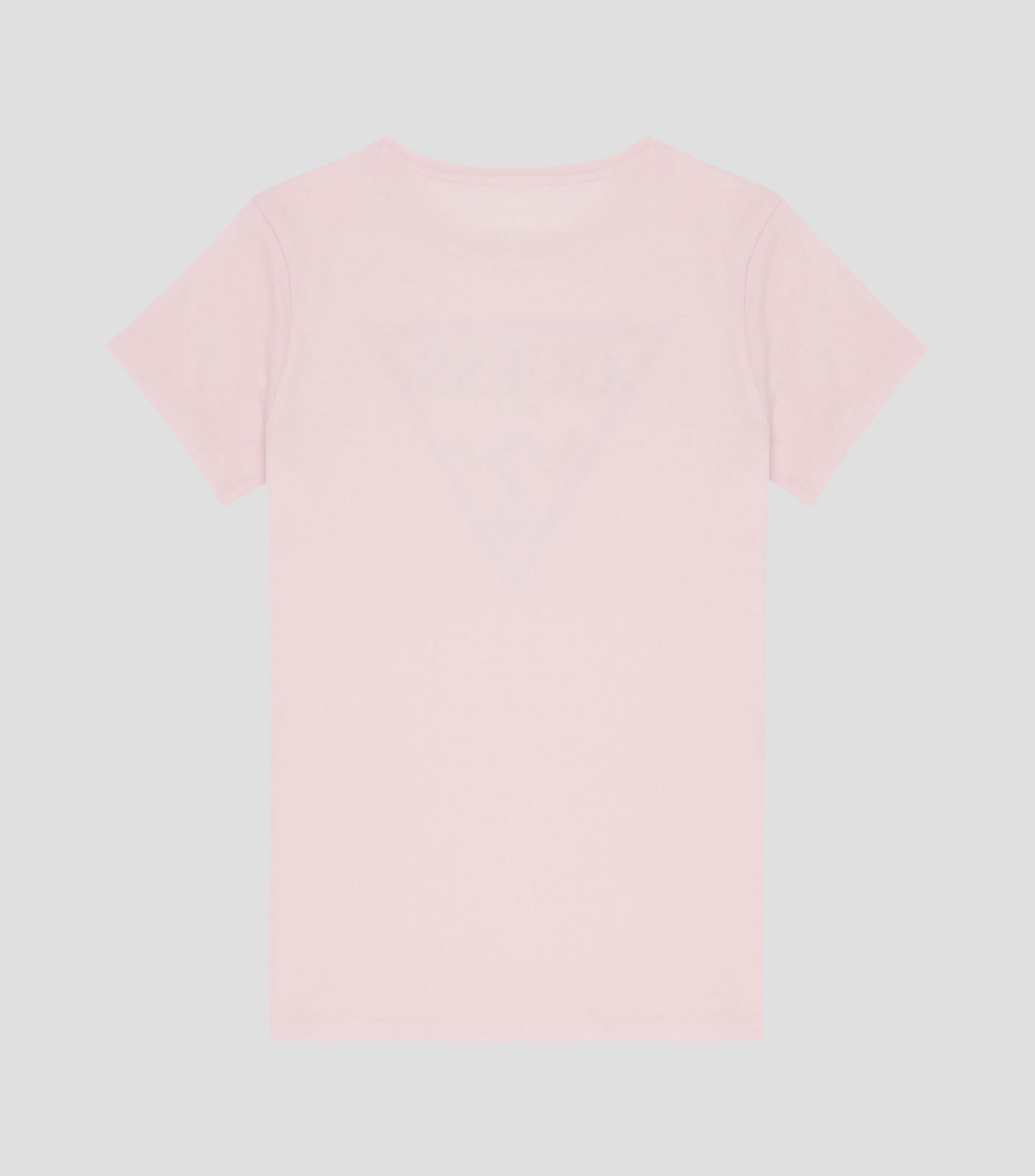 Playera cuello redondo manga corta estampada Niña