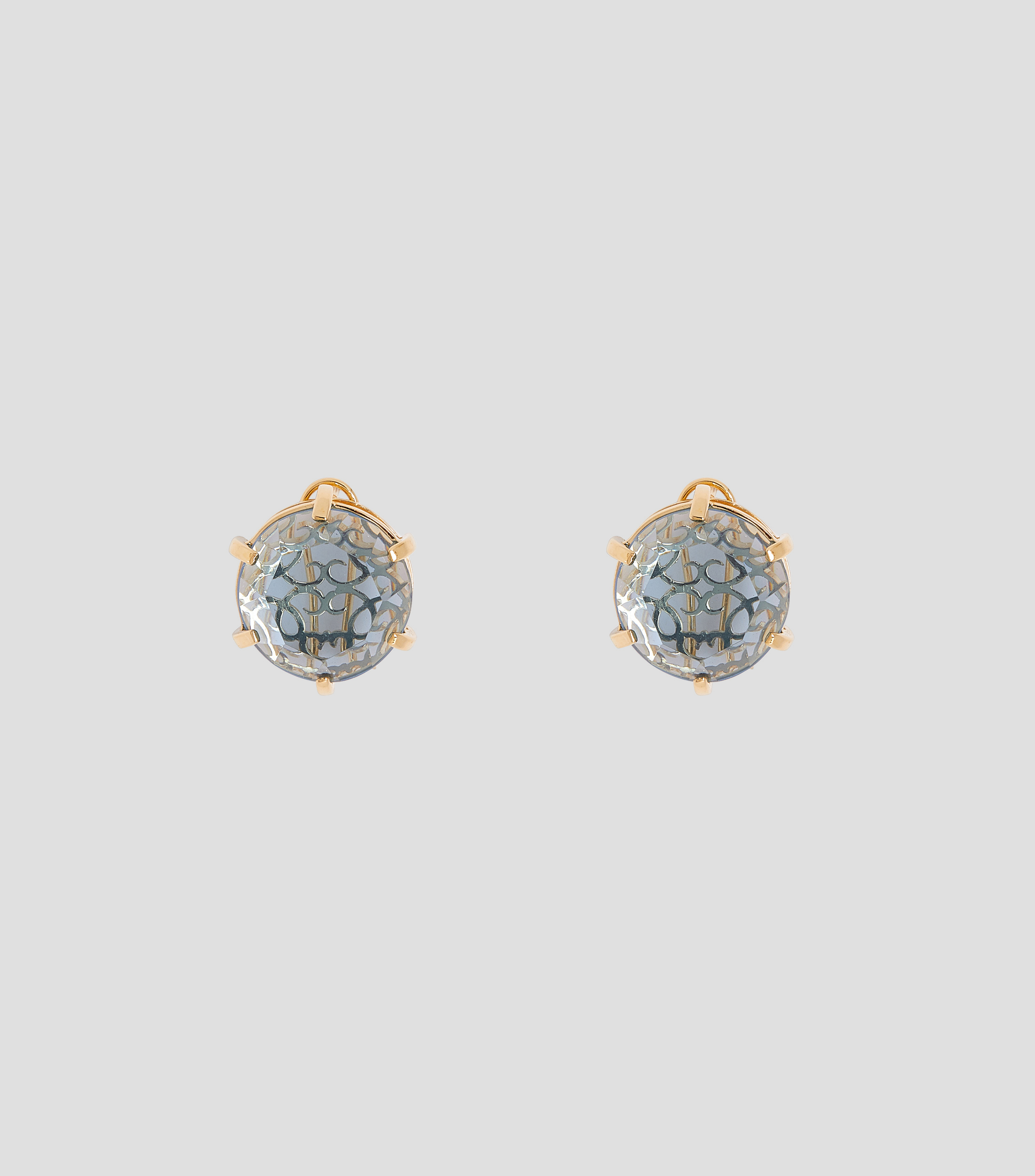 Aretes en plata Luna Mujer