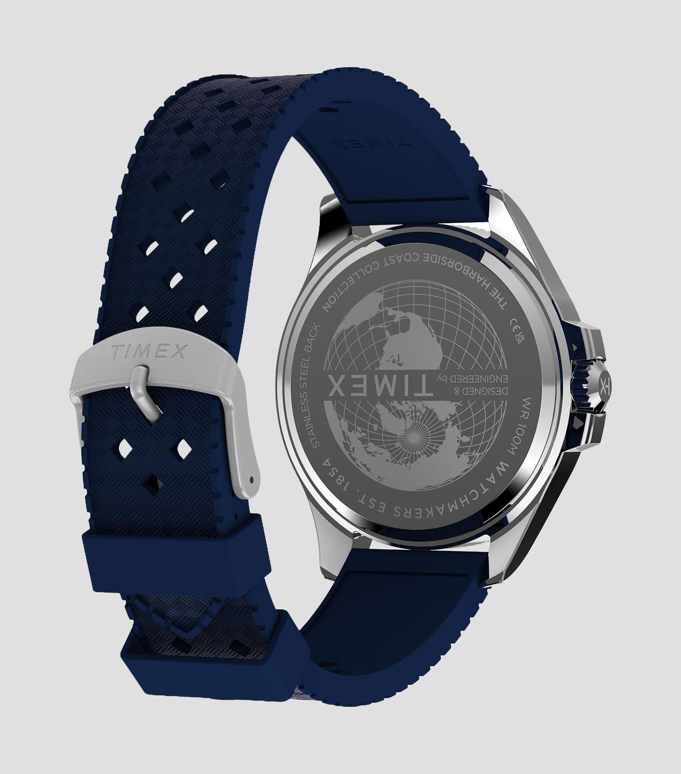 Reloj para Hombre Harborside Coast Casual Azul, Plateado