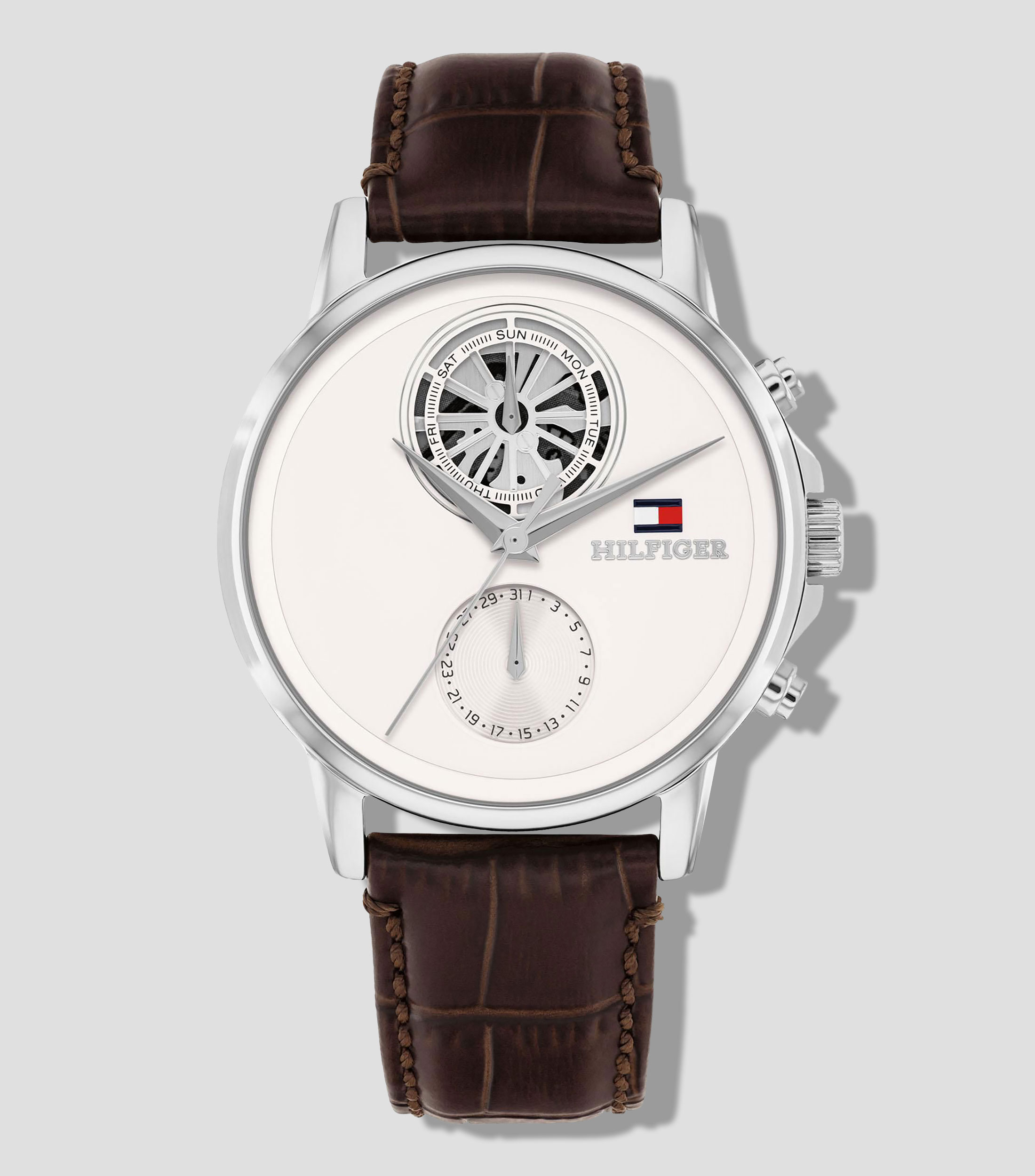 Reloj para Hombre Stewart Casual Beige, Plateado