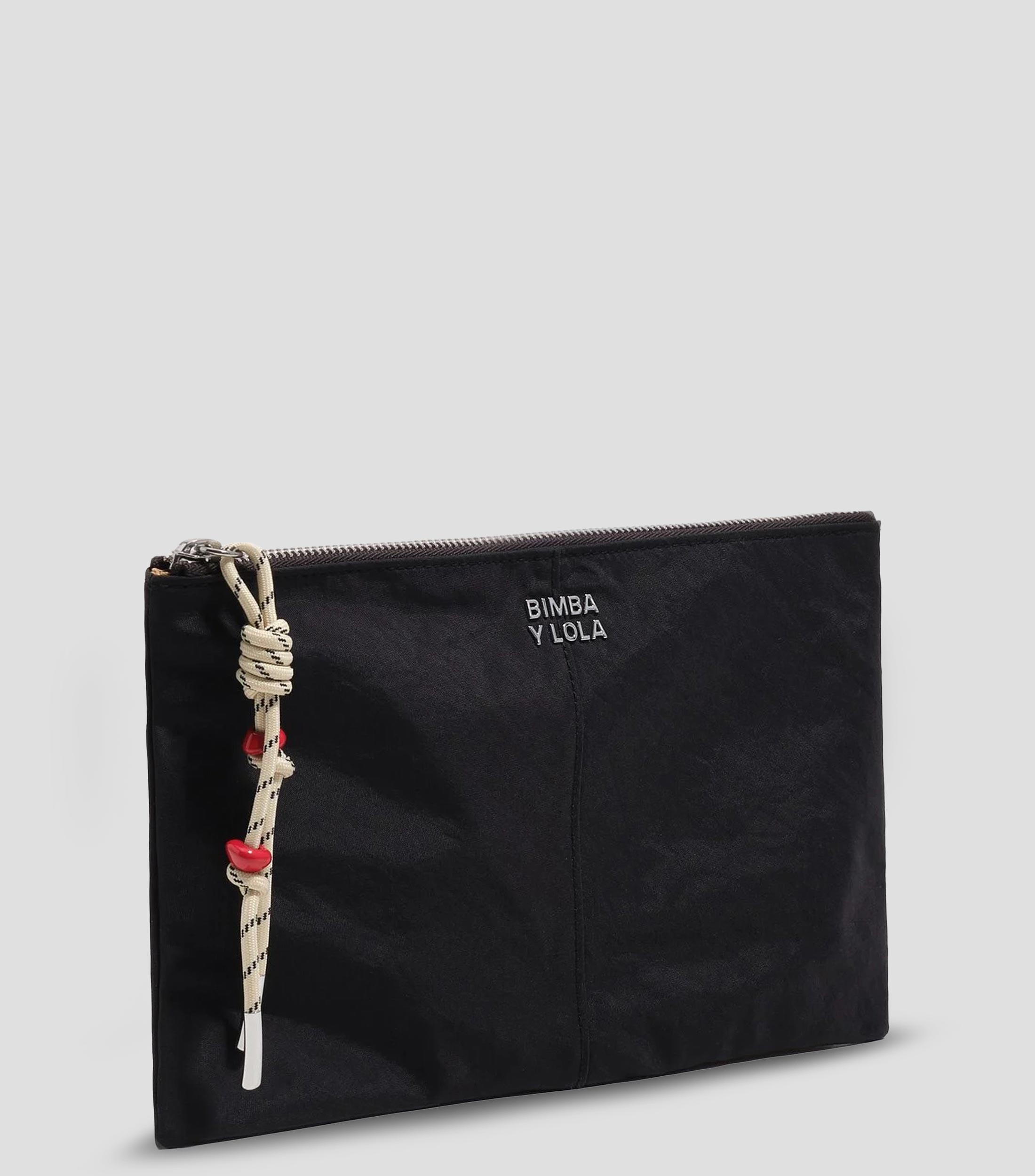 Neceser nylon grafito Mujer
