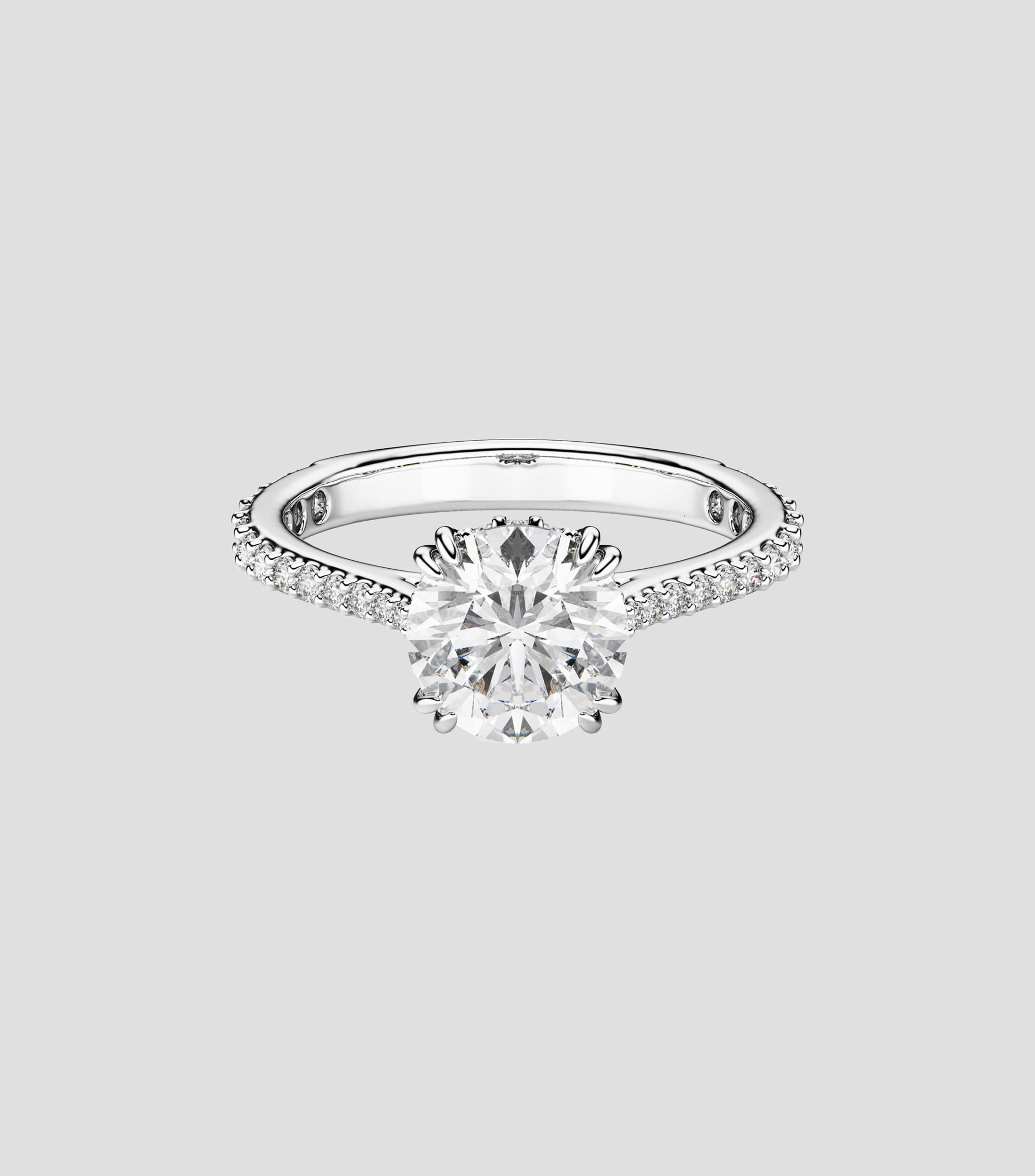 Anillo con cristales Mujer