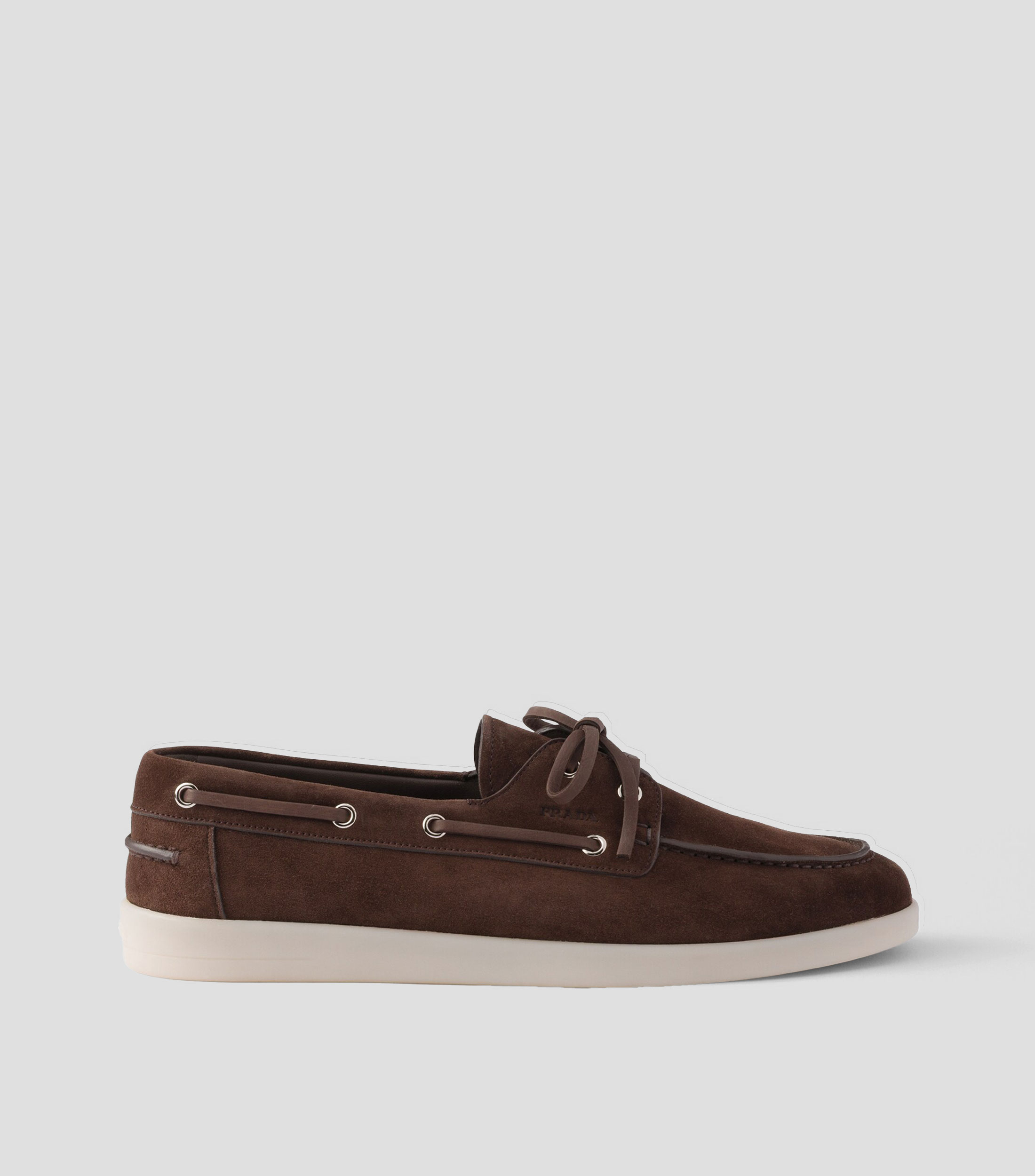 Mocasines de piel con cordones Hombre