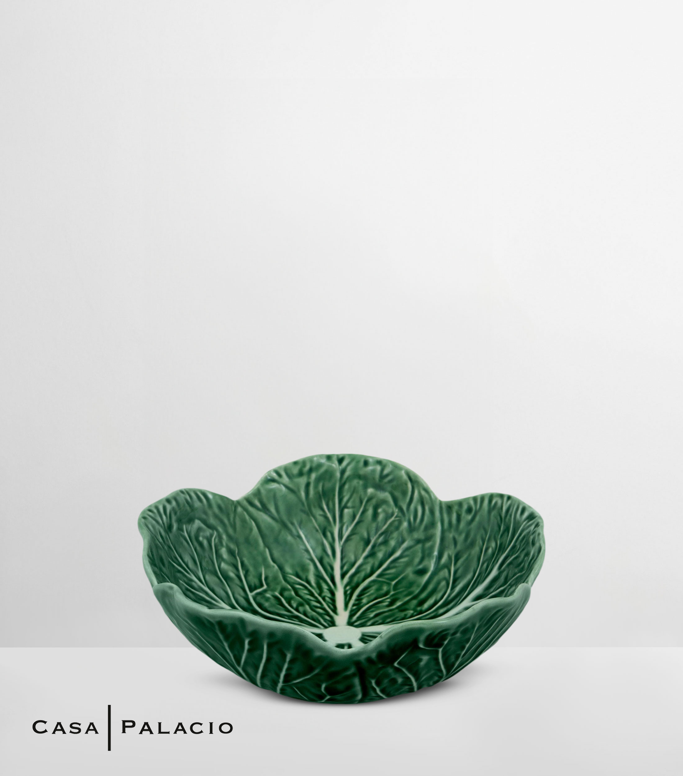 Bowl 17.5 cm Couve Natural con forma de repollo