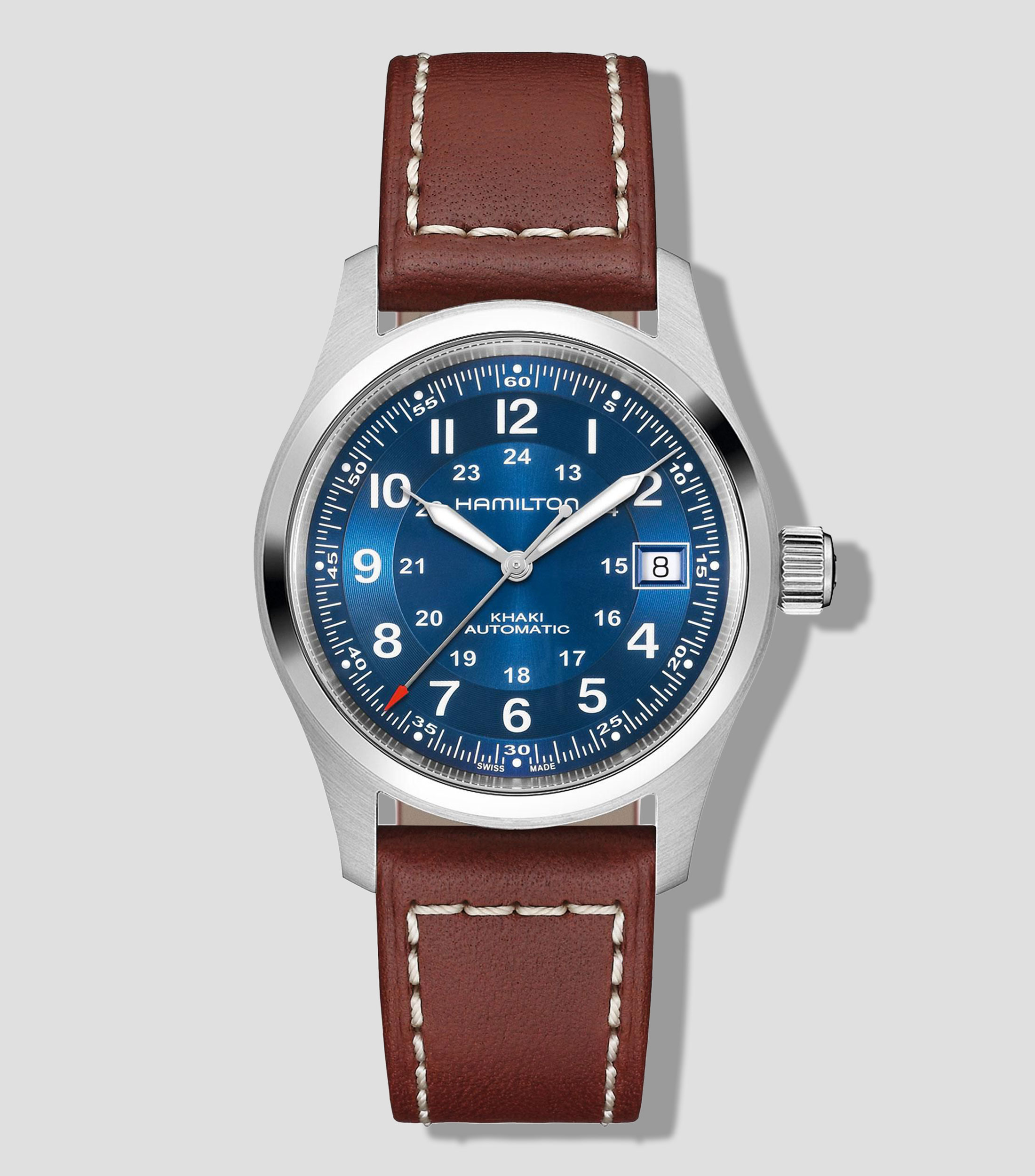 Reloj Unisex Khaki Field Automatic Casual Plateado
