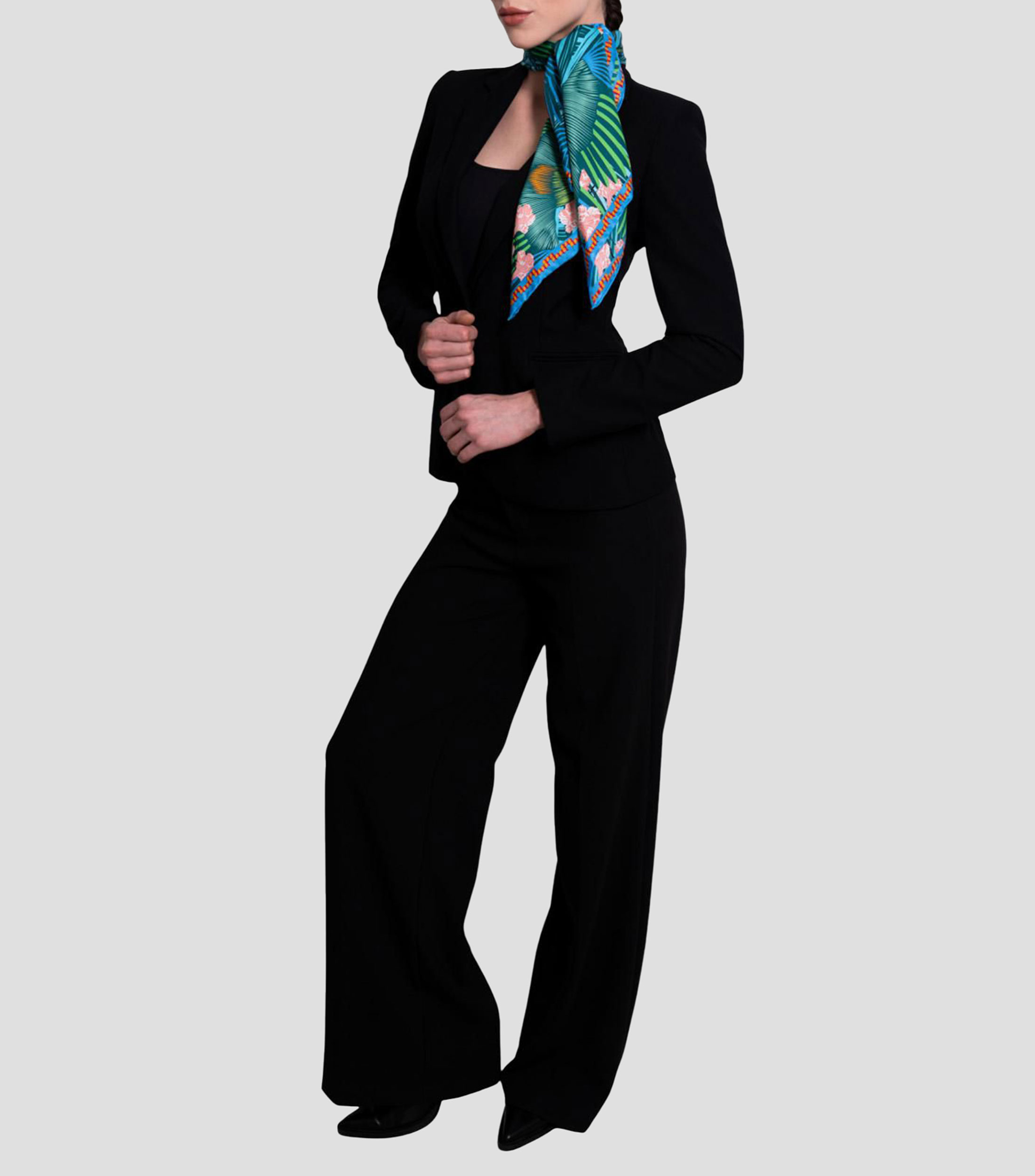 Mascada Estampada Torogoz Mujer