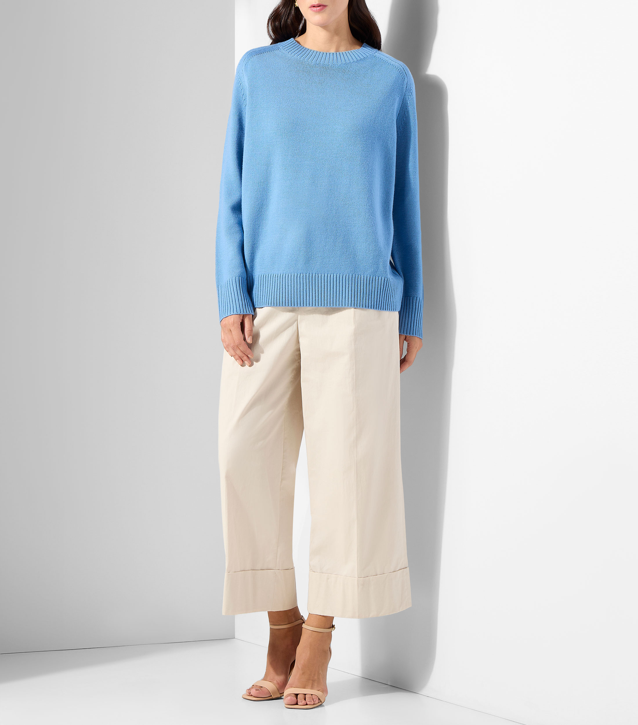 Suéter cuello redondo Mujer