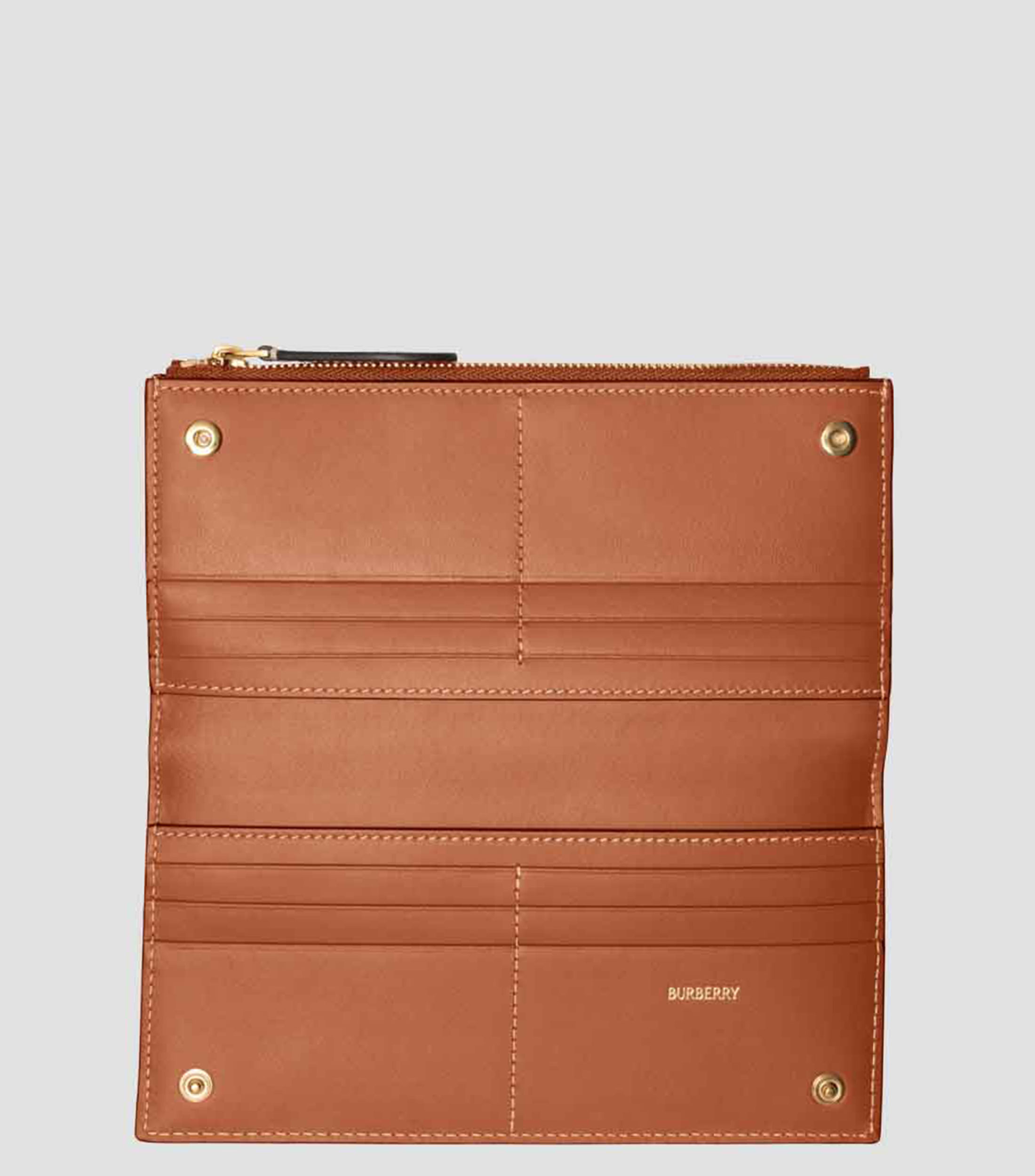 Cartera plegable Check Mujer