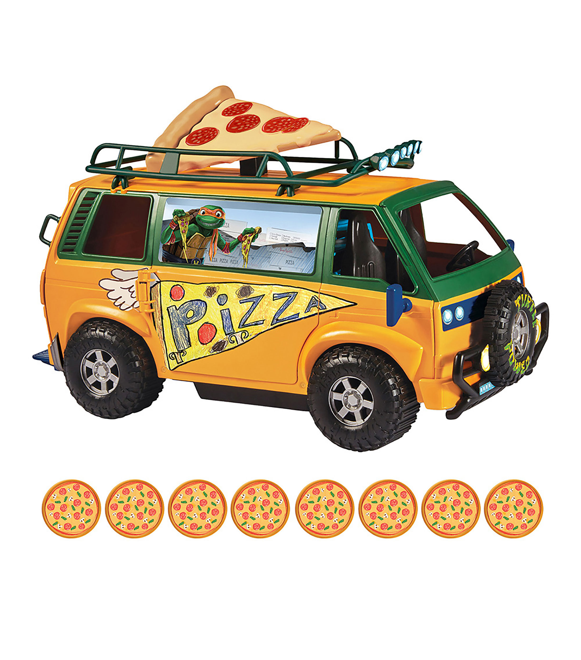 BANDAI TMNT MOVIE VAN DE PIZZA