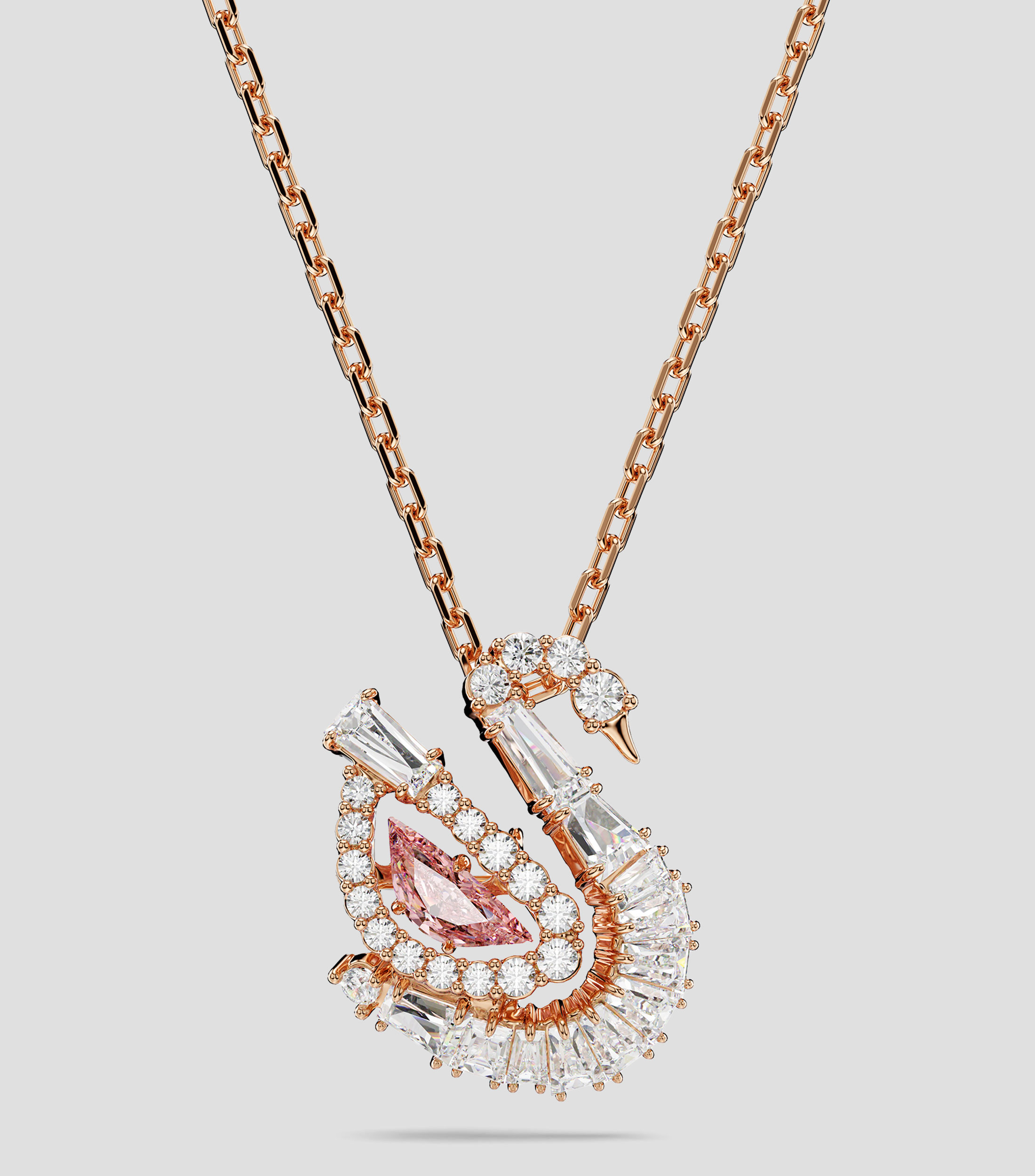 Collar Cisne con piedras Unisex