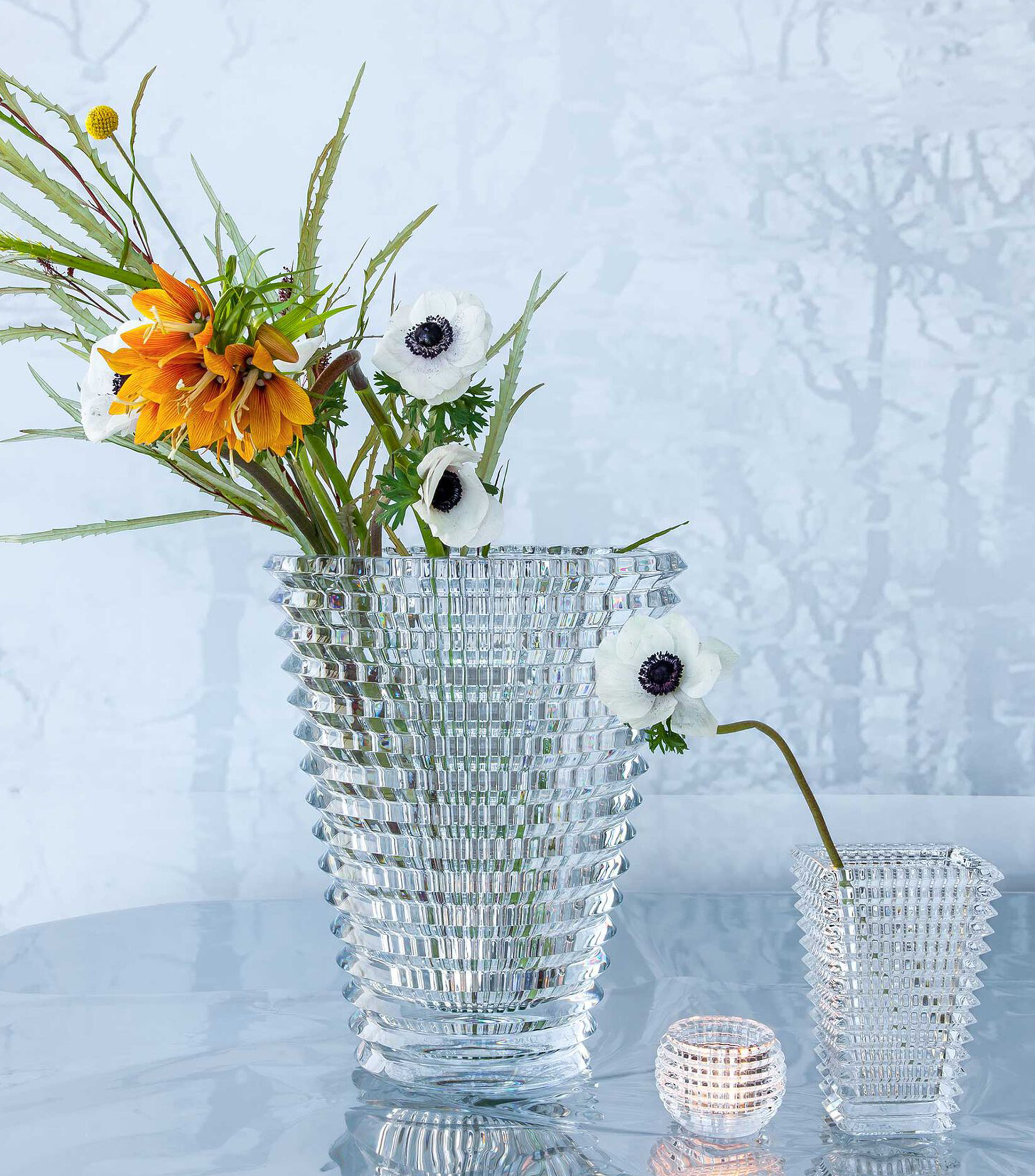 Florero en cristal