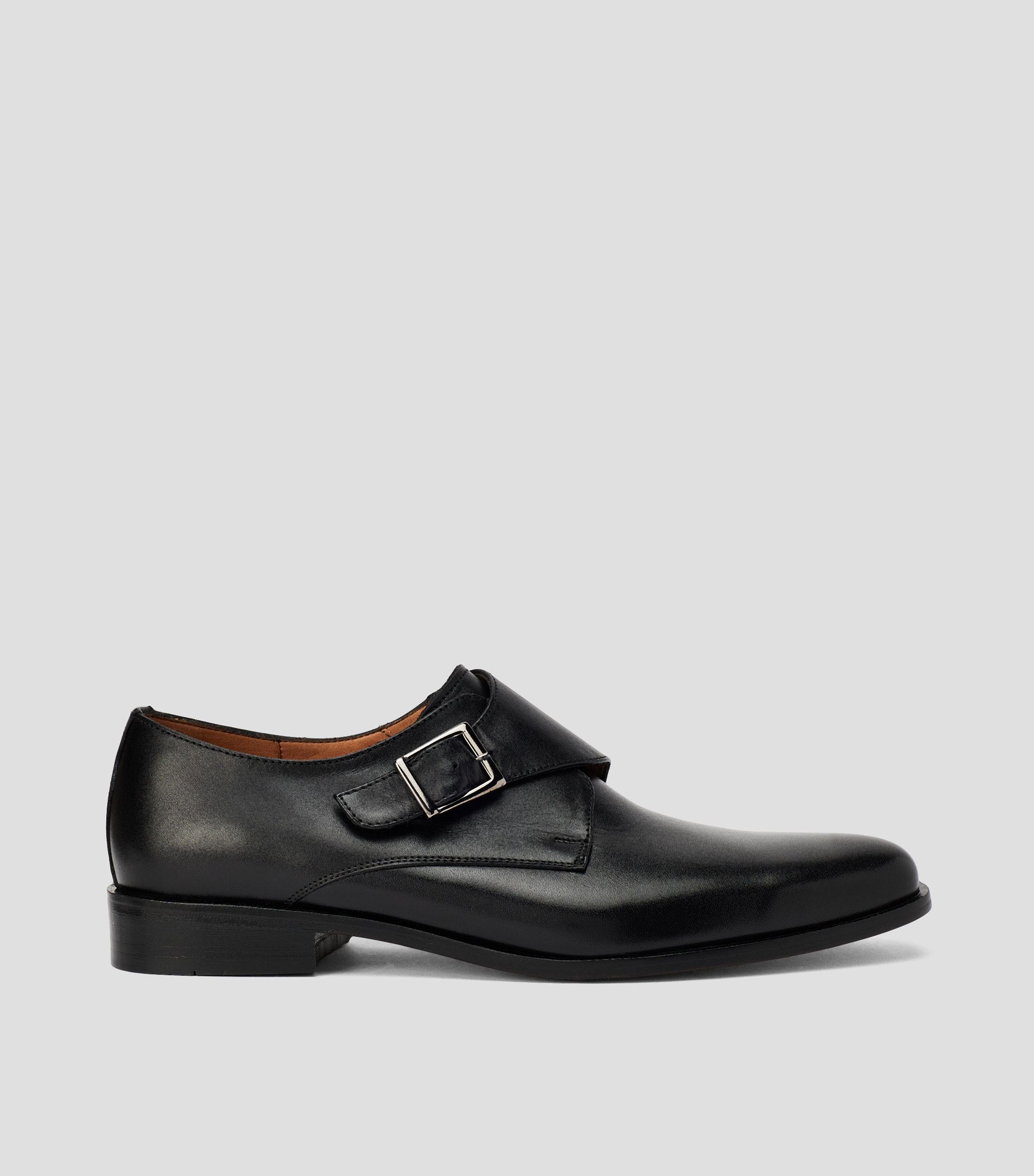 Zapatos casuales Monk en piel Hombre