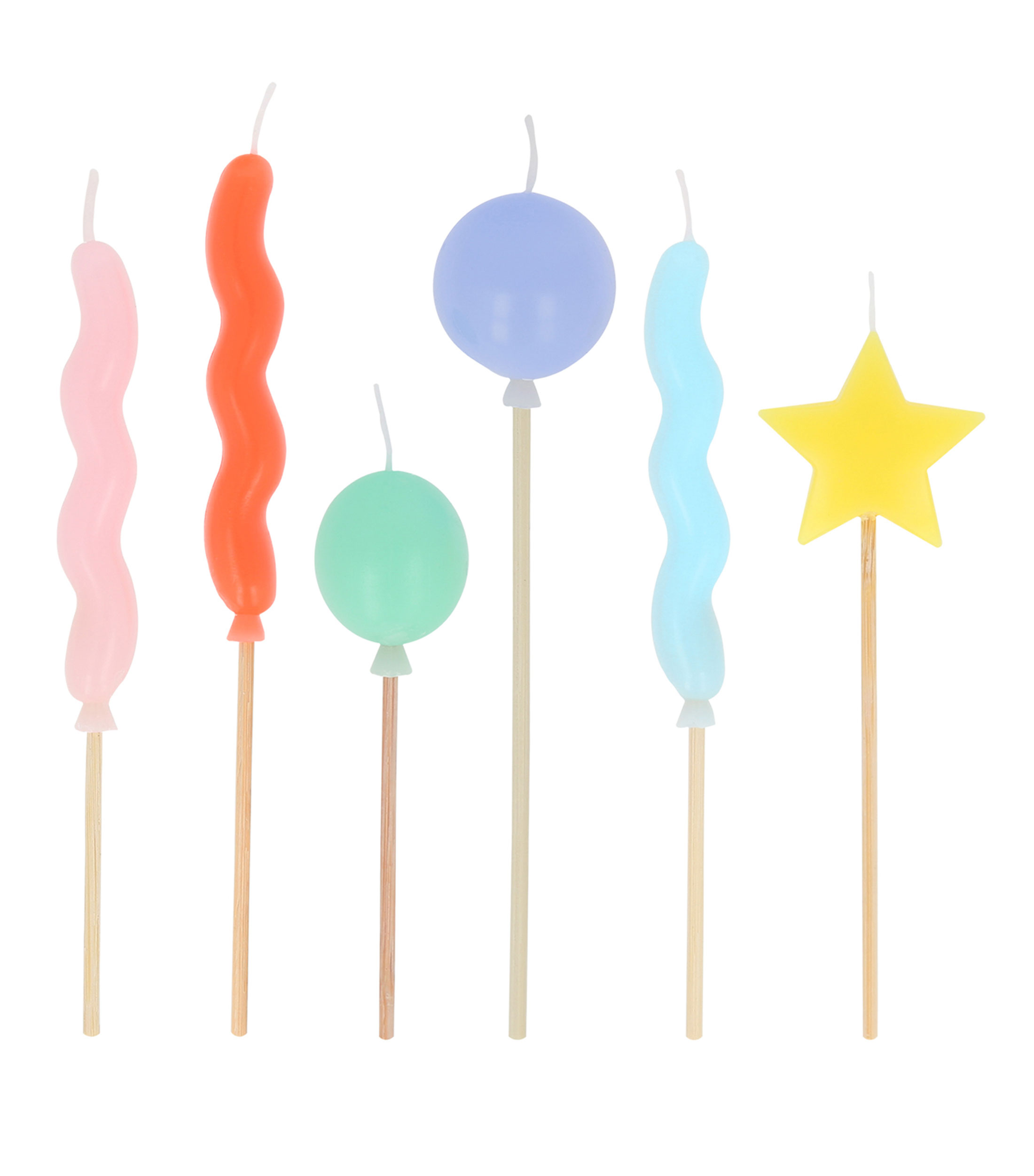Set 6 Velas de Cumpleaños