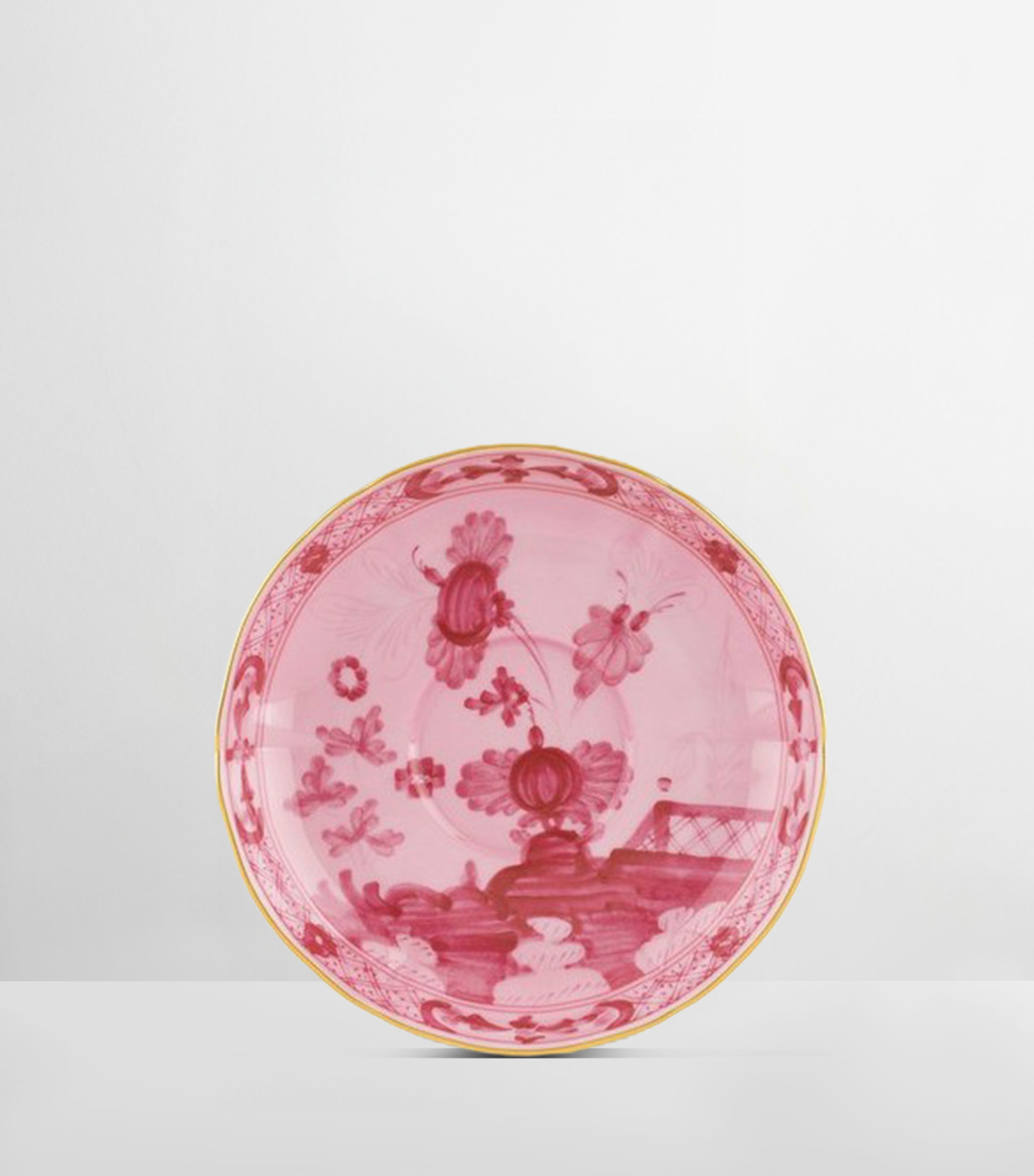 Plato para taza de té Oriente Italiano pintado