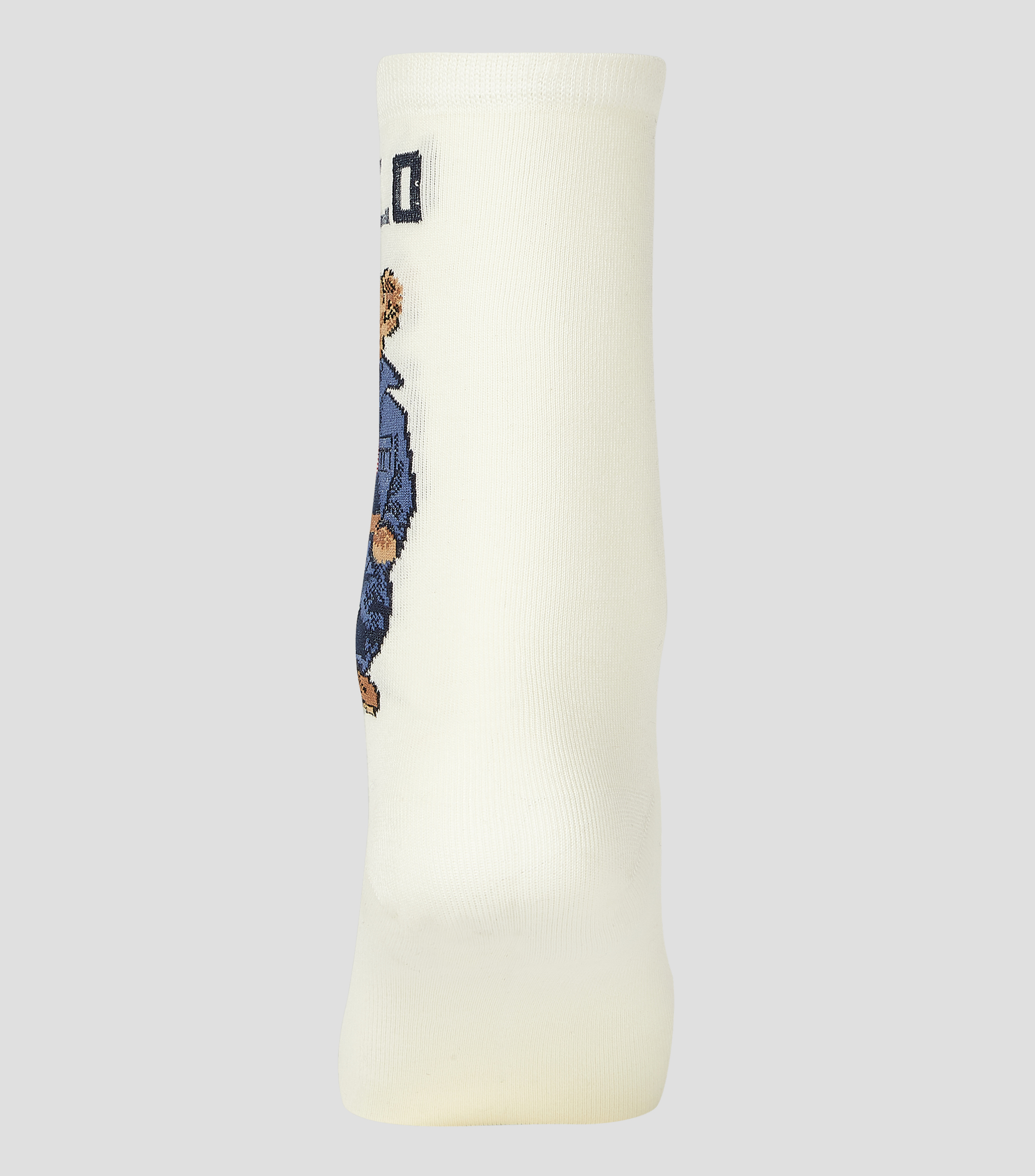 Calcetín con bordado Mujer