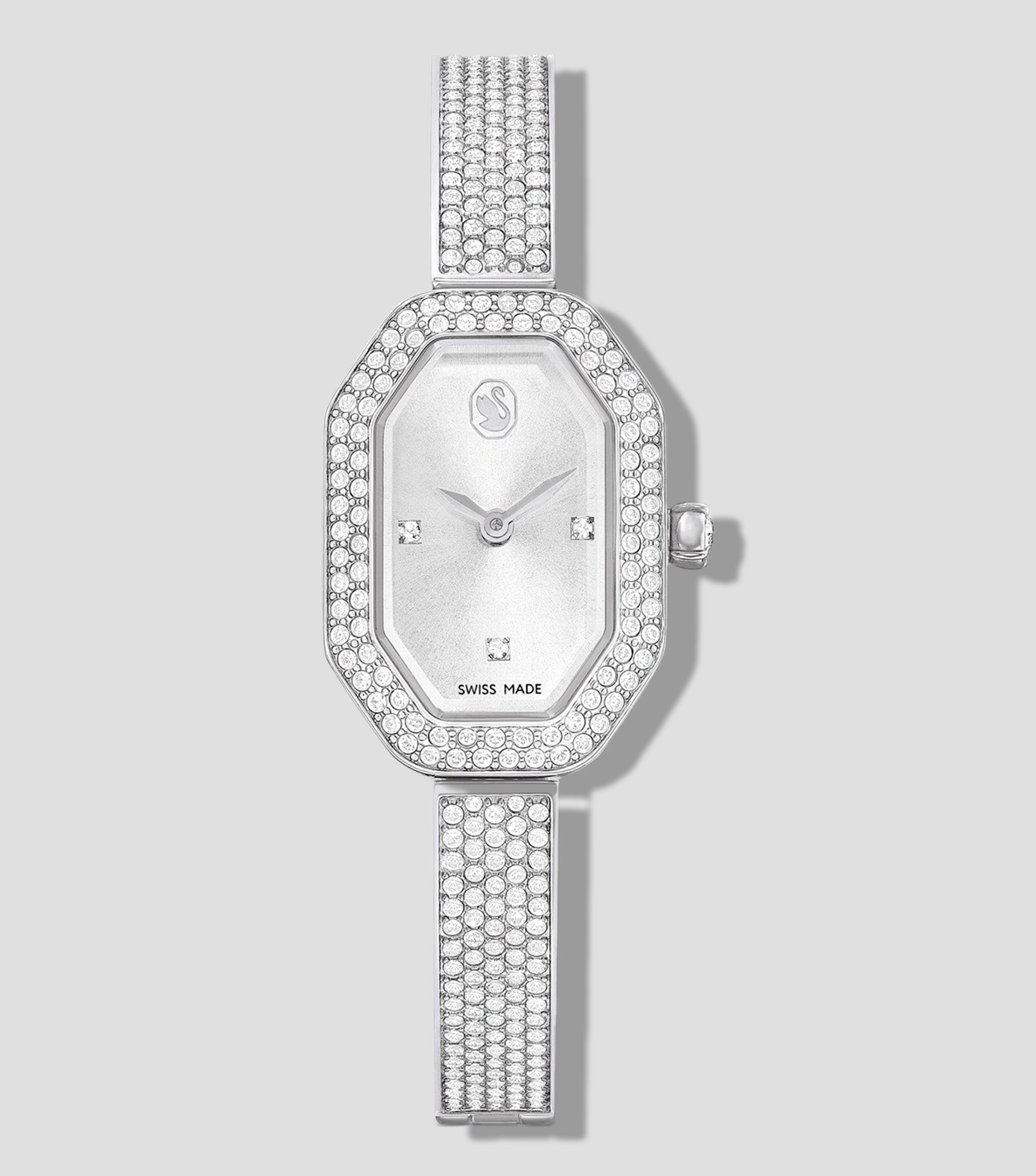 Reloj para Mujer Dextera Bangle De vestir Plateado