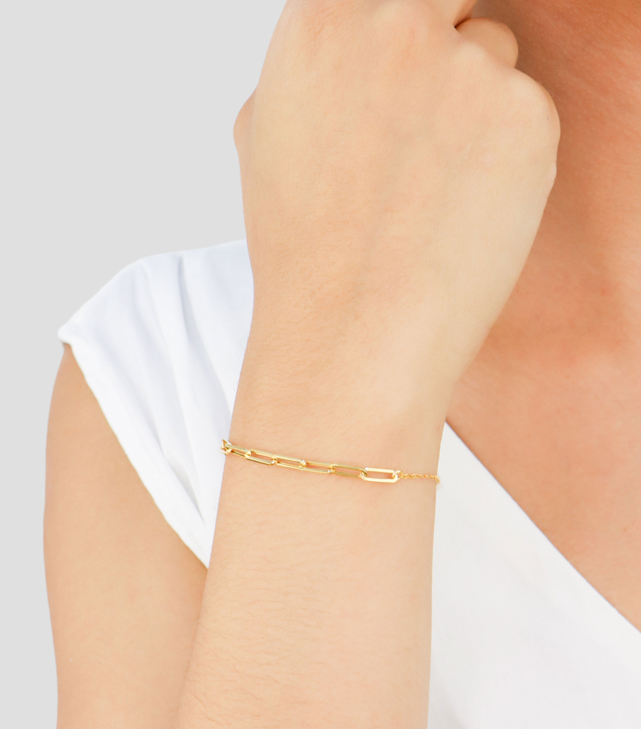 Pulsera en Oro de 14 Kilates Mujer