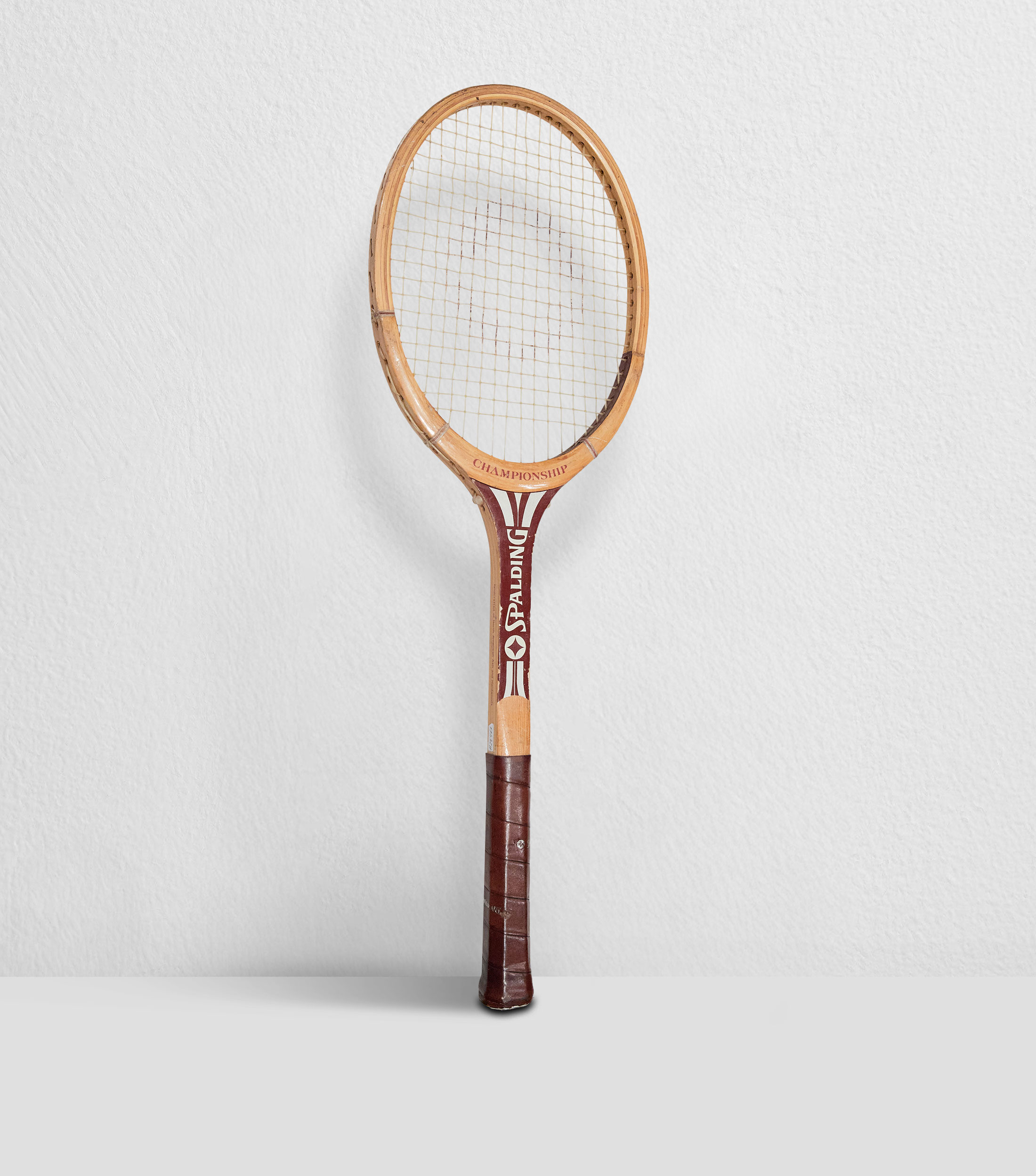 Raqueta decorativa de Tenis Spalding Championship 1970 en madera