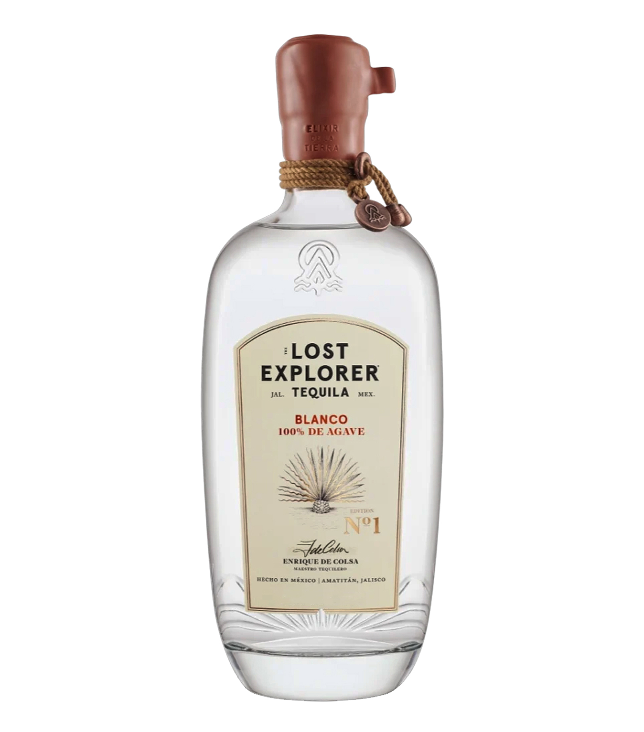 Tequila blanco The Lost Explorer Edicion No 1, 750 ml