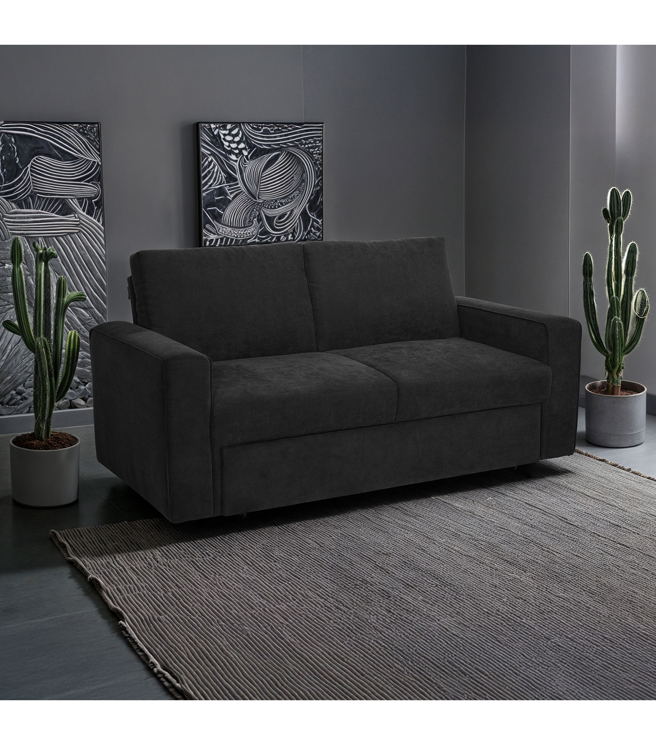 Sofa cama Camila negro
