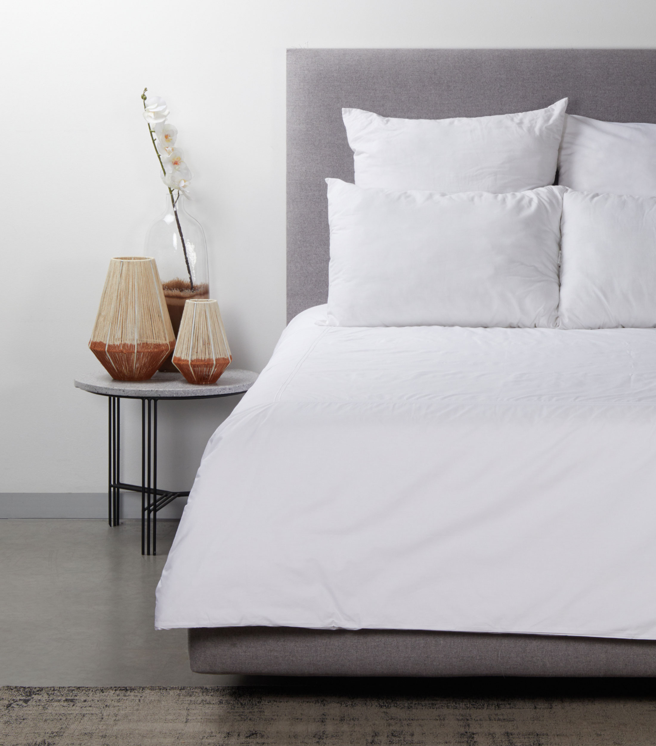 Funda para Duvet King Size en Algodon Blanco